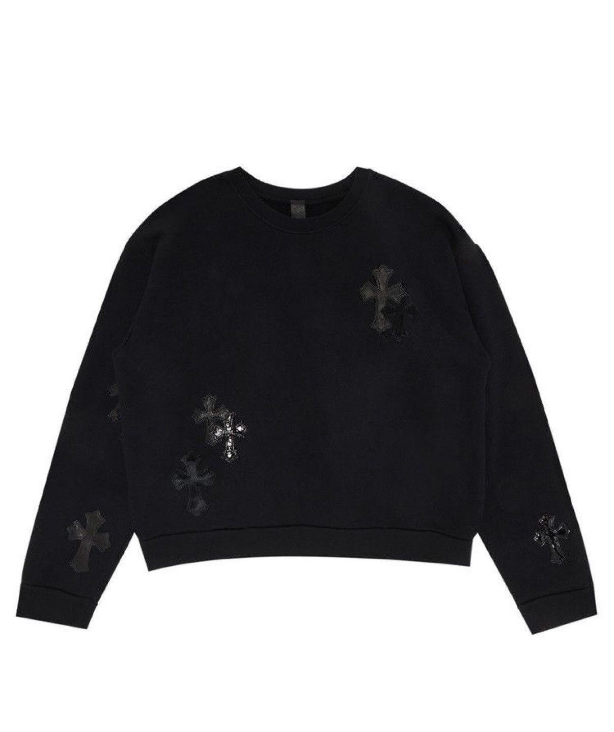 Chrome Hearts Chrome Hearts Patch Crewneck Size US L / EU 52-54 / 3 - 1 Thumbnail