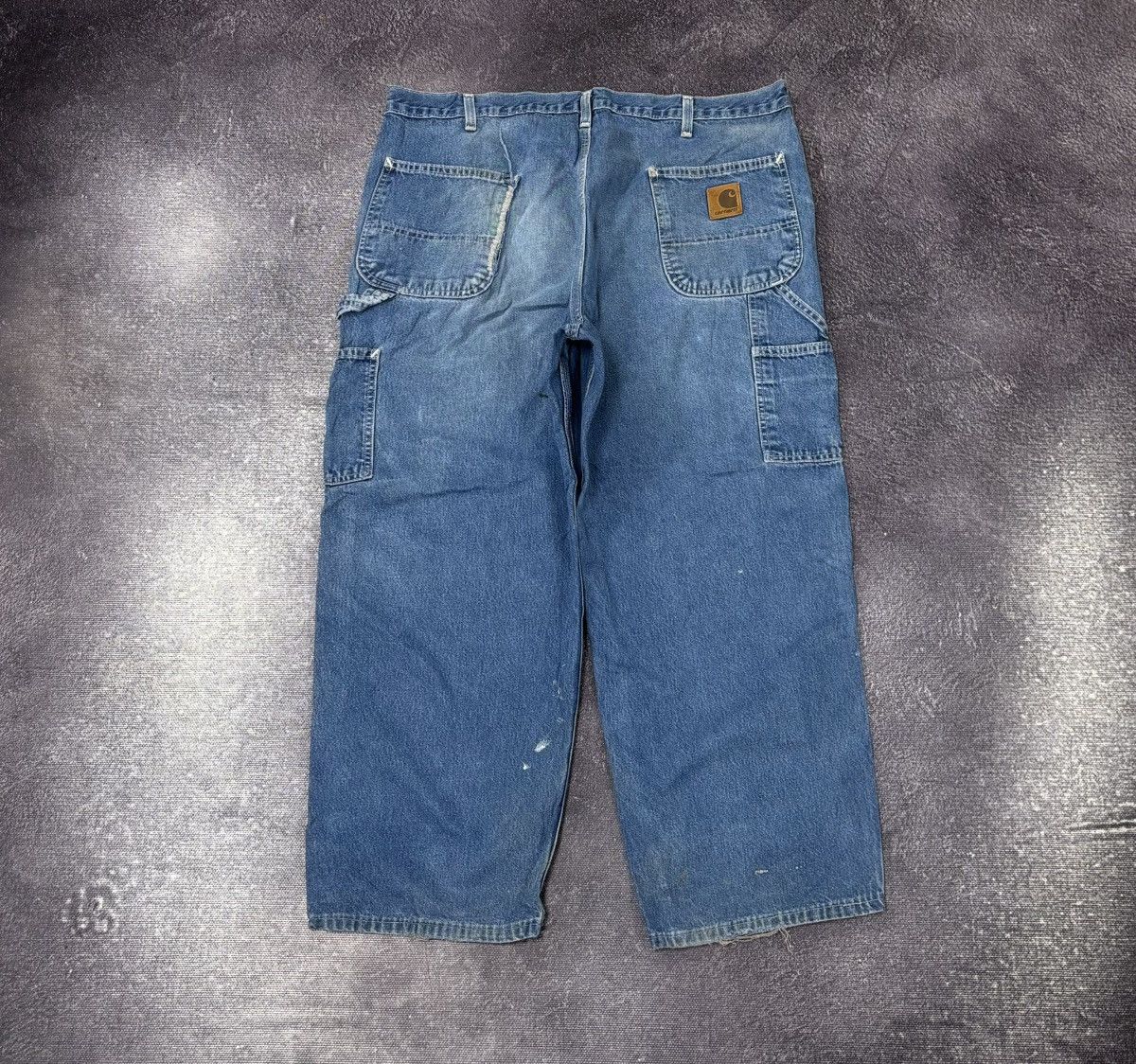 Carhartt Vintage 90s Carhartt USA Blue Denim Hype Baggy Jeans Size US 40 / EU 56 - 1 Thumbnail