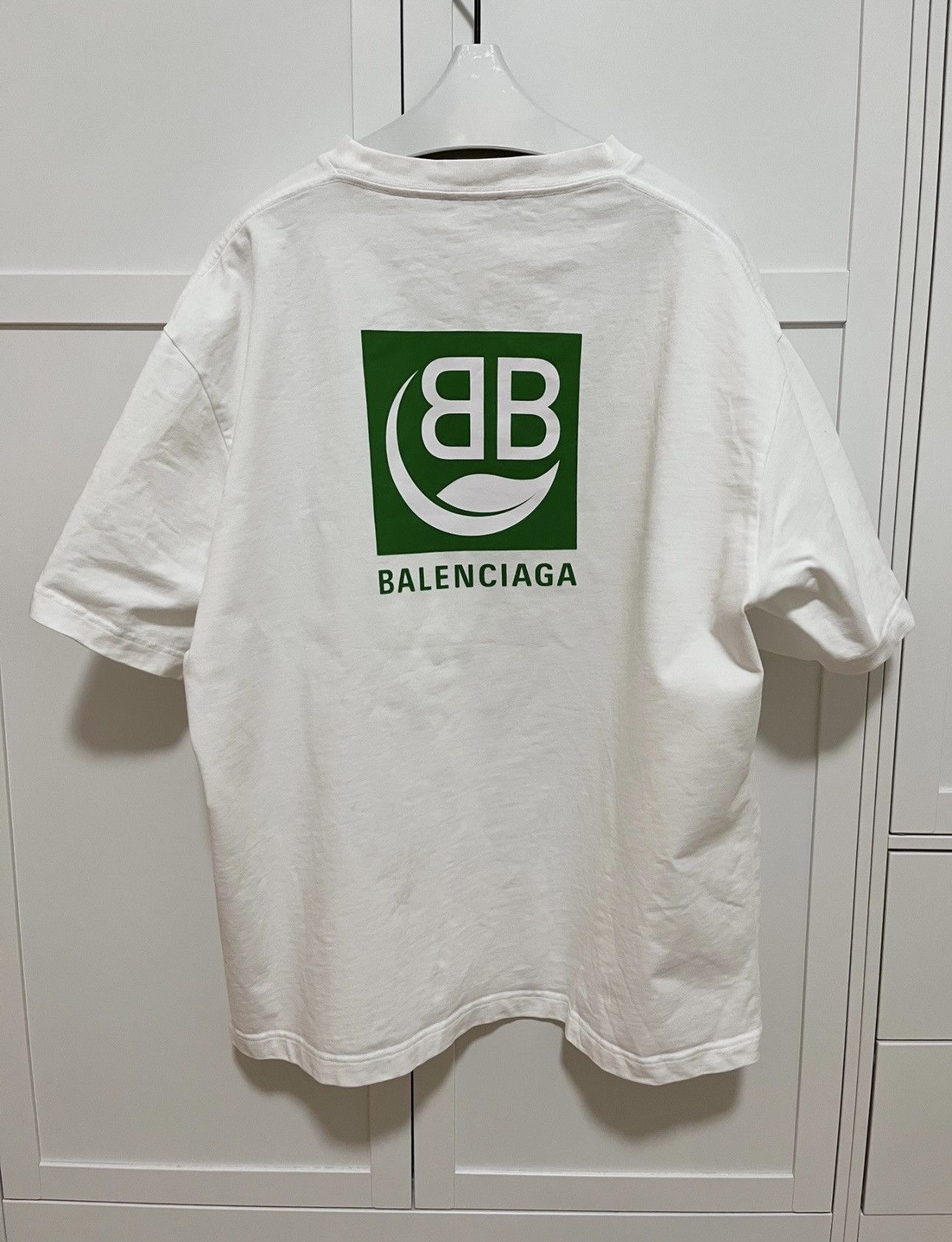 Balenciaga Balenciaga front and back logo short sleeved Size US L / EU 52-54 / 3 - 7 Thumbnail