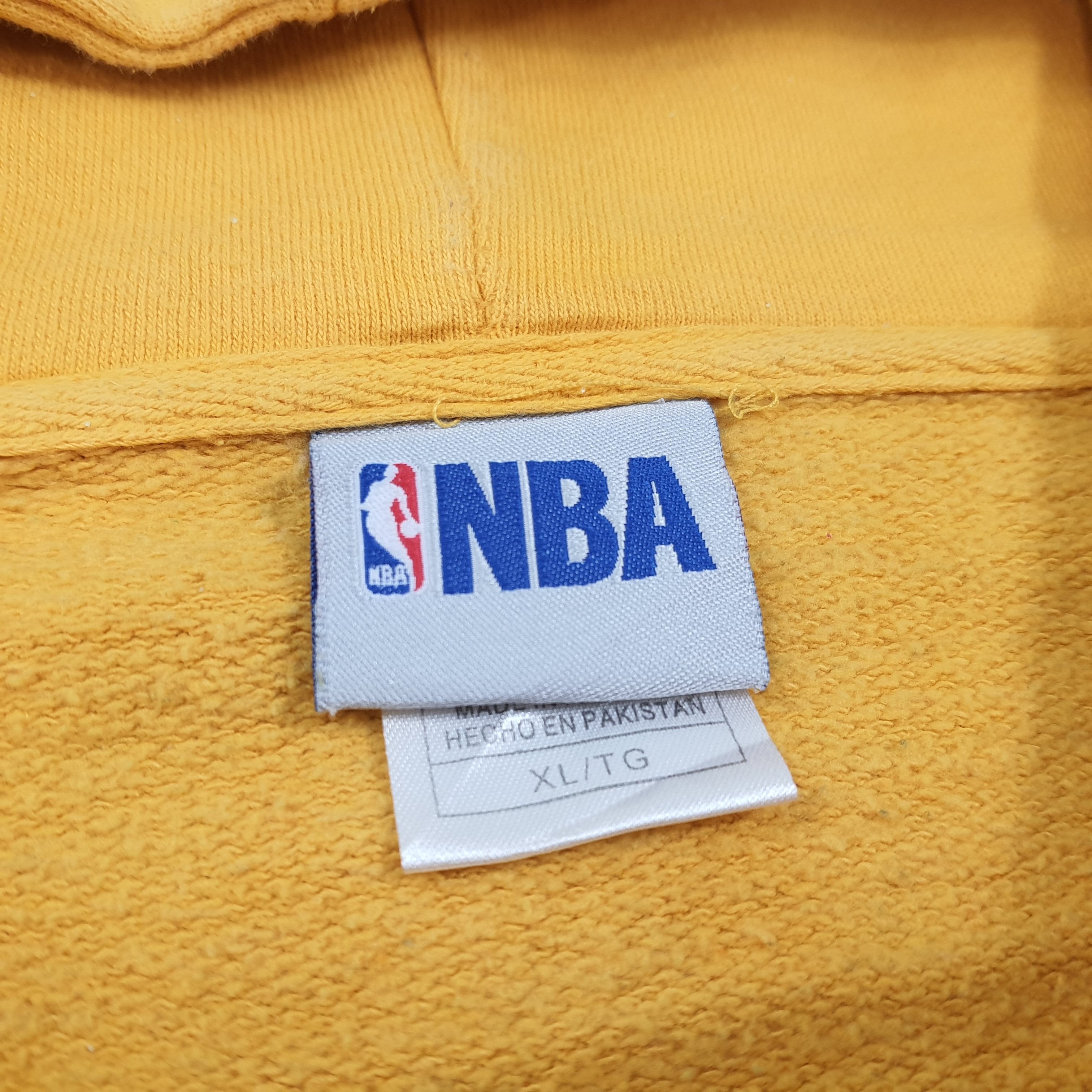 NBA × Vintage Vintage PACERS NBA Basketball Team Zipper Hoodie Size US XL / EU 56 / 4 - 4 Thumbnail