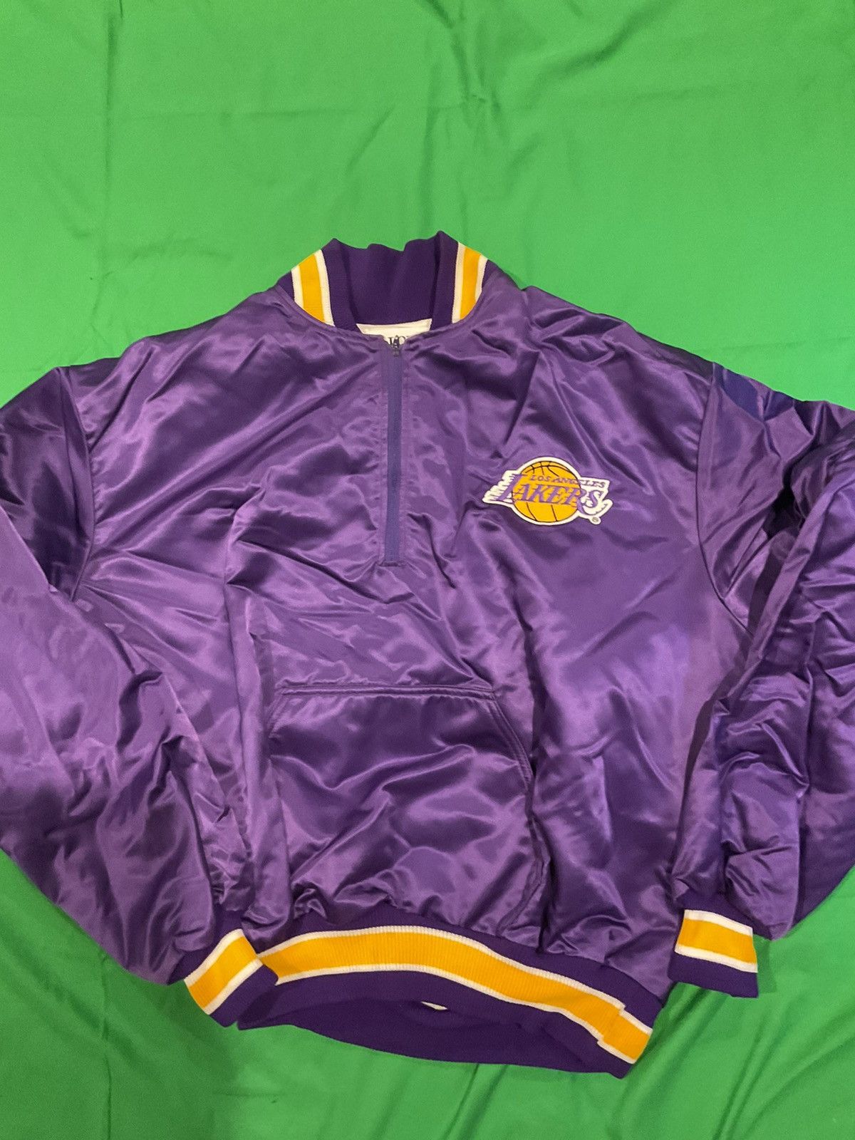 NBA × Vintage Vintage NBA Lakers Bomber jacket Size US XL / EU 56 / 4 - 1 Thumbnail