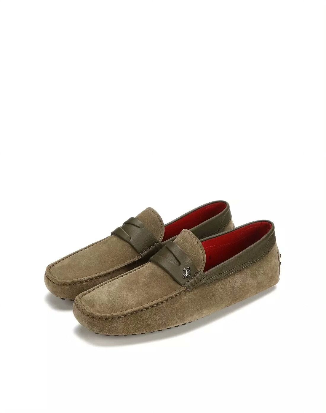 TOD'S Ferrari Suede Leather Driving Shoes
