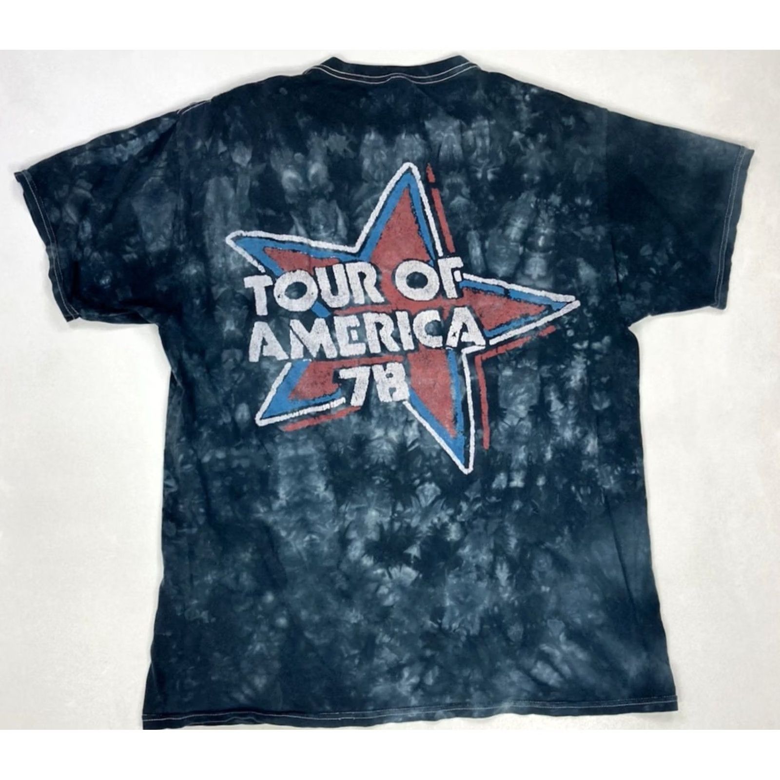 Vintage VINTAGE The Rolling Stones Tour Of America 78 Graphic T-shirt Men Medium Tie Dye Music Shirt Mens Size US M / EU 48-50 / 2 - 3 Thumbnail