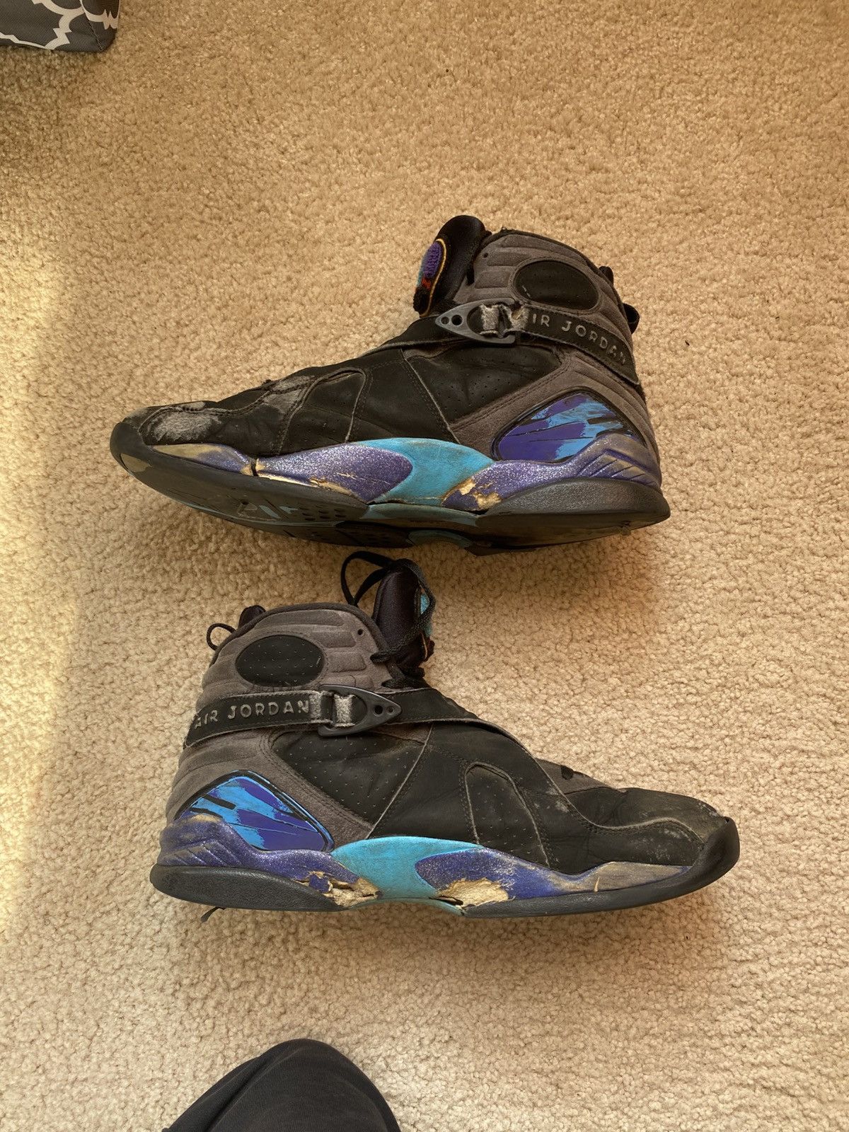 Jordan Brand Air Jordan 8 Retro ‘Aqua’ 2015 Size US 12 / EU 45 - 2 Thumbnail