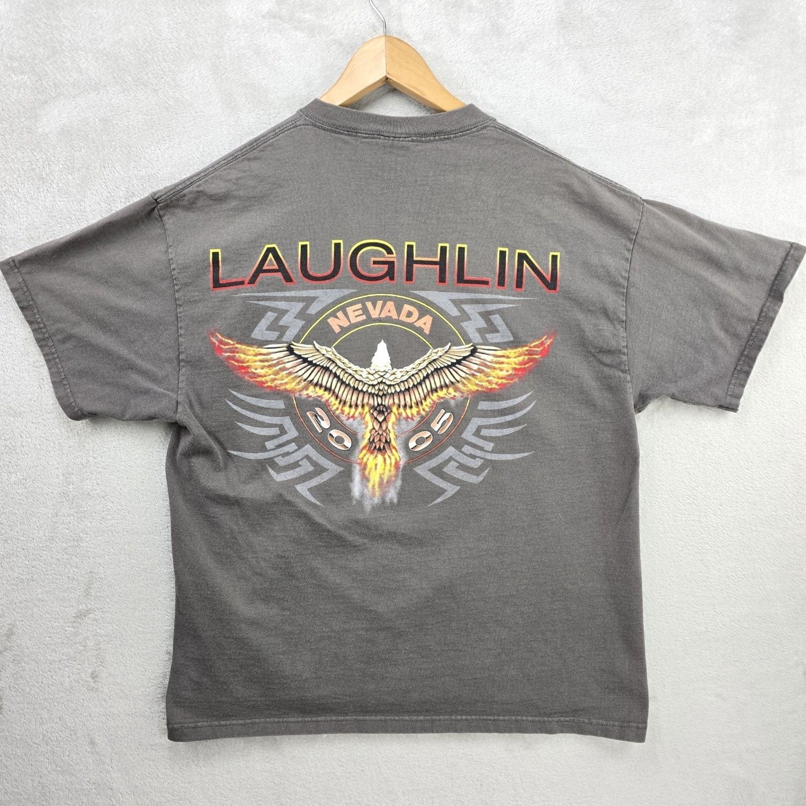 Delta Vintage Laughlin Nevada Shirt Large Y2K Eagle Harley Aztec Size US L / EU 52-54 / 3 - 1 Thumbnail