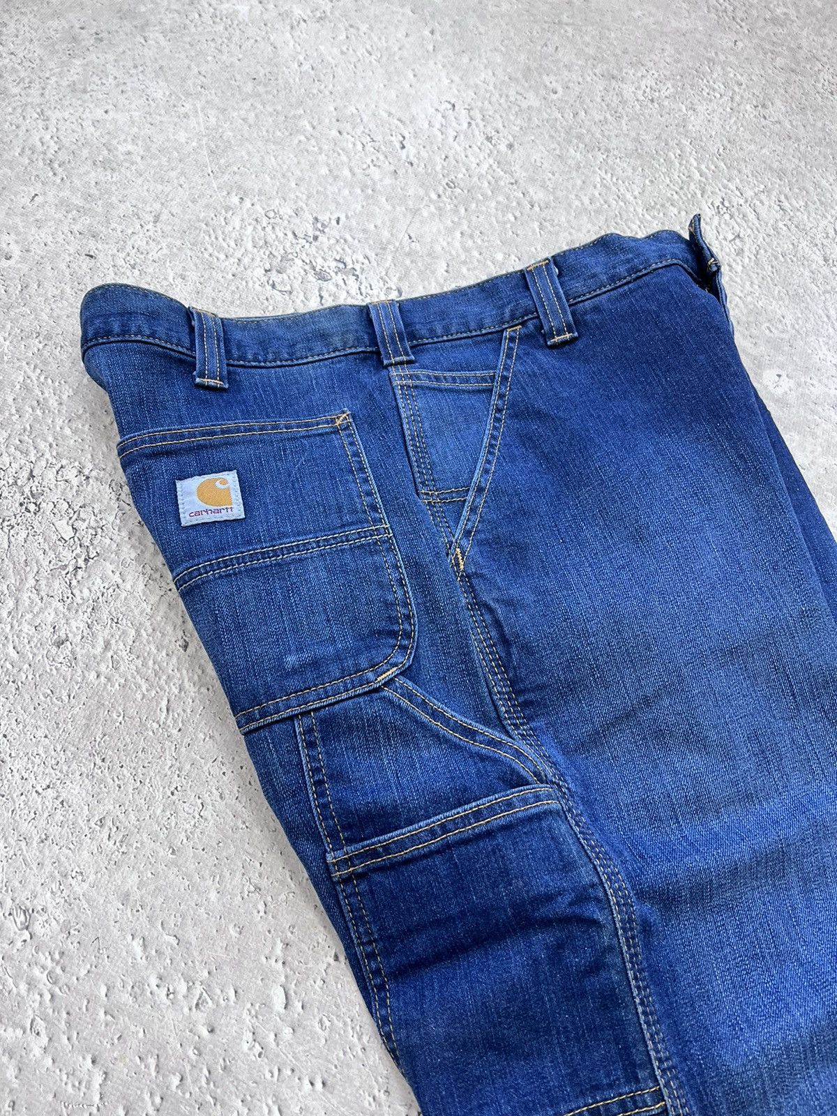 Carhartt × Vintage Carhartt Relaxed Loose Fit Y2k Baggy Carpenter Pants B324 Size US 32 / EU 48 - 7 Thumbnail
