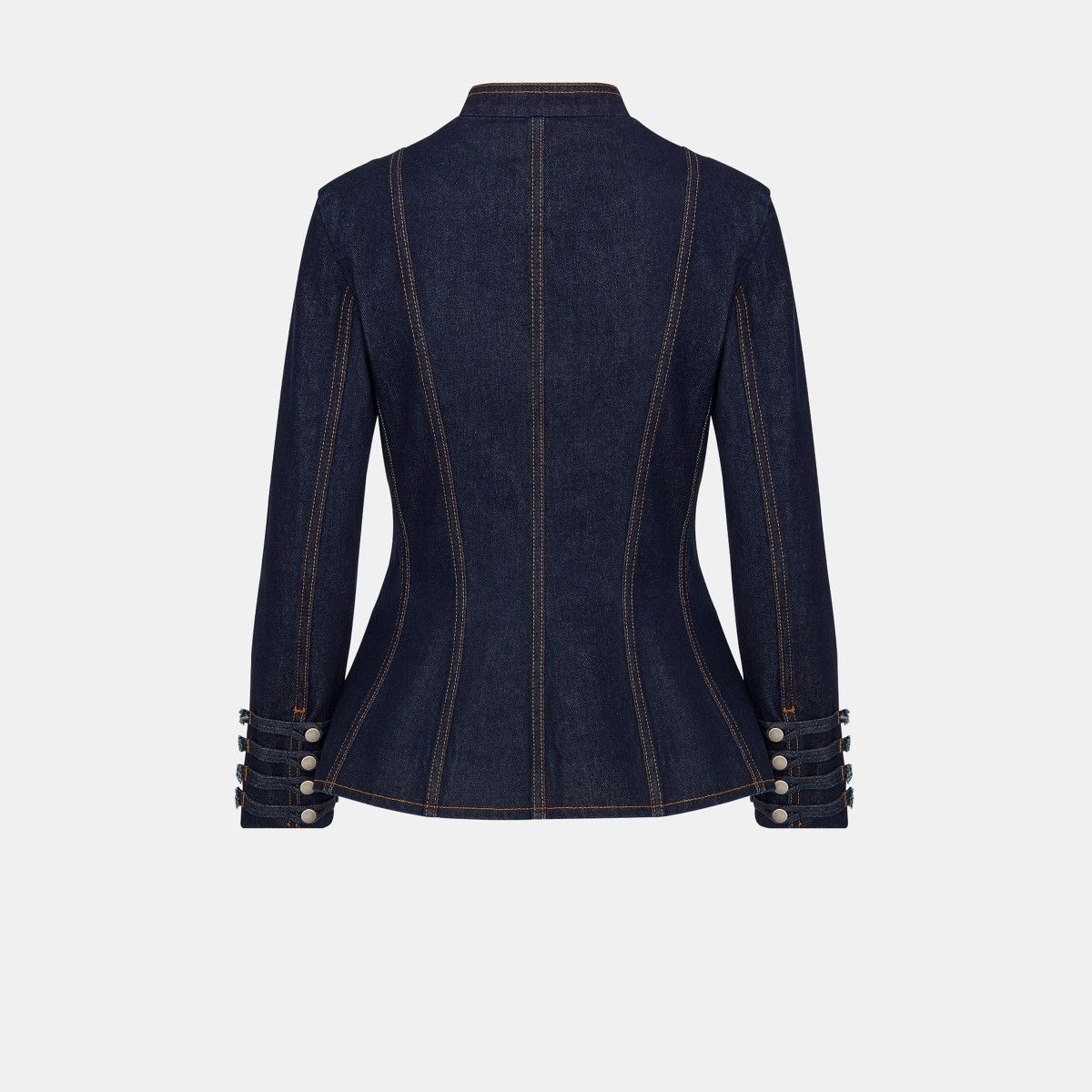 Dior o1bcso1str0225 Brandenburg Fitted Jacket in Blue Size S / US 4 / IT 40 - 2 Thumbnail