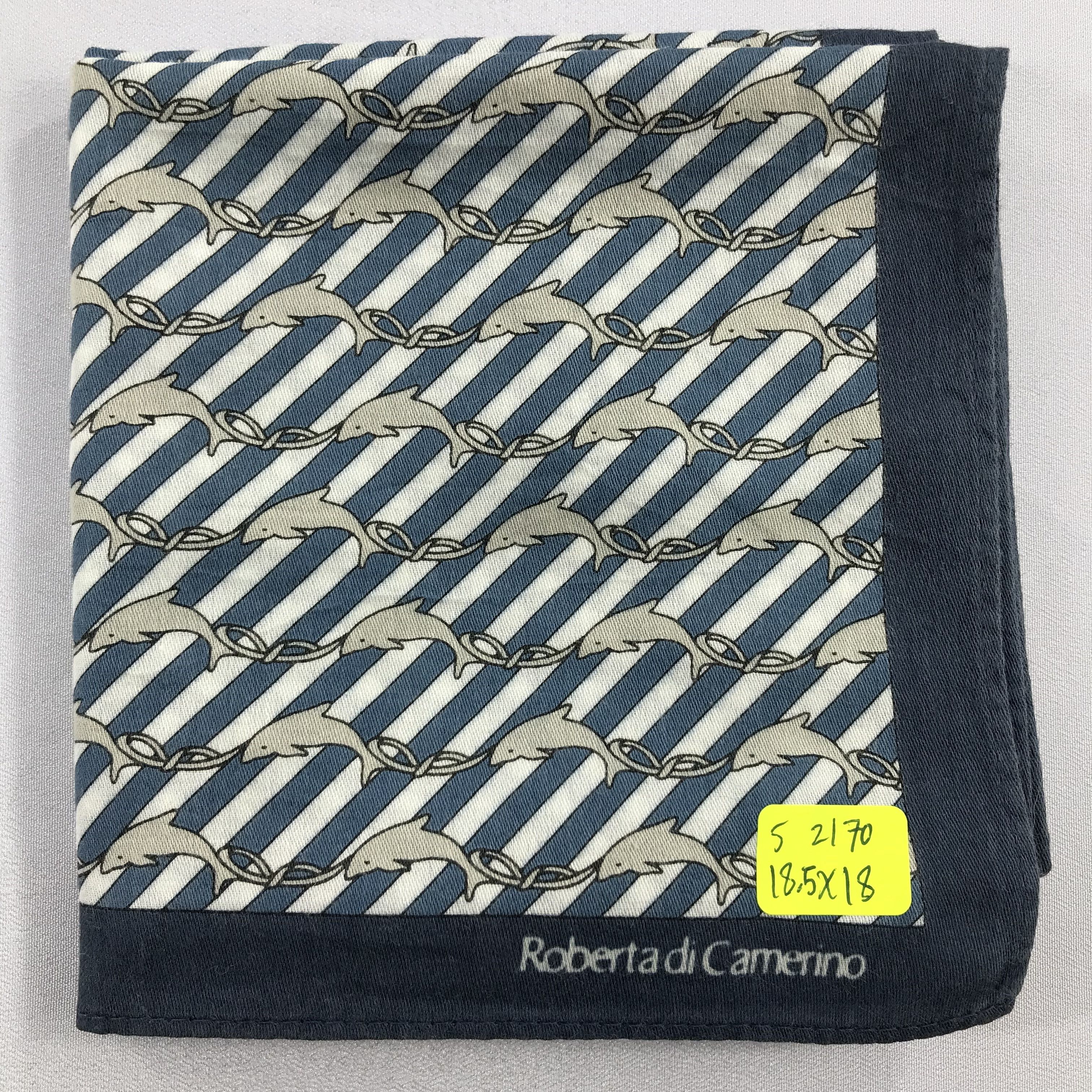 Roberta di Camerino × Vintage Roberta Di Camerino Bandana /Handkerchief/Neckerchief -S2170 Size ONE SIZE - 5 Thumbnail