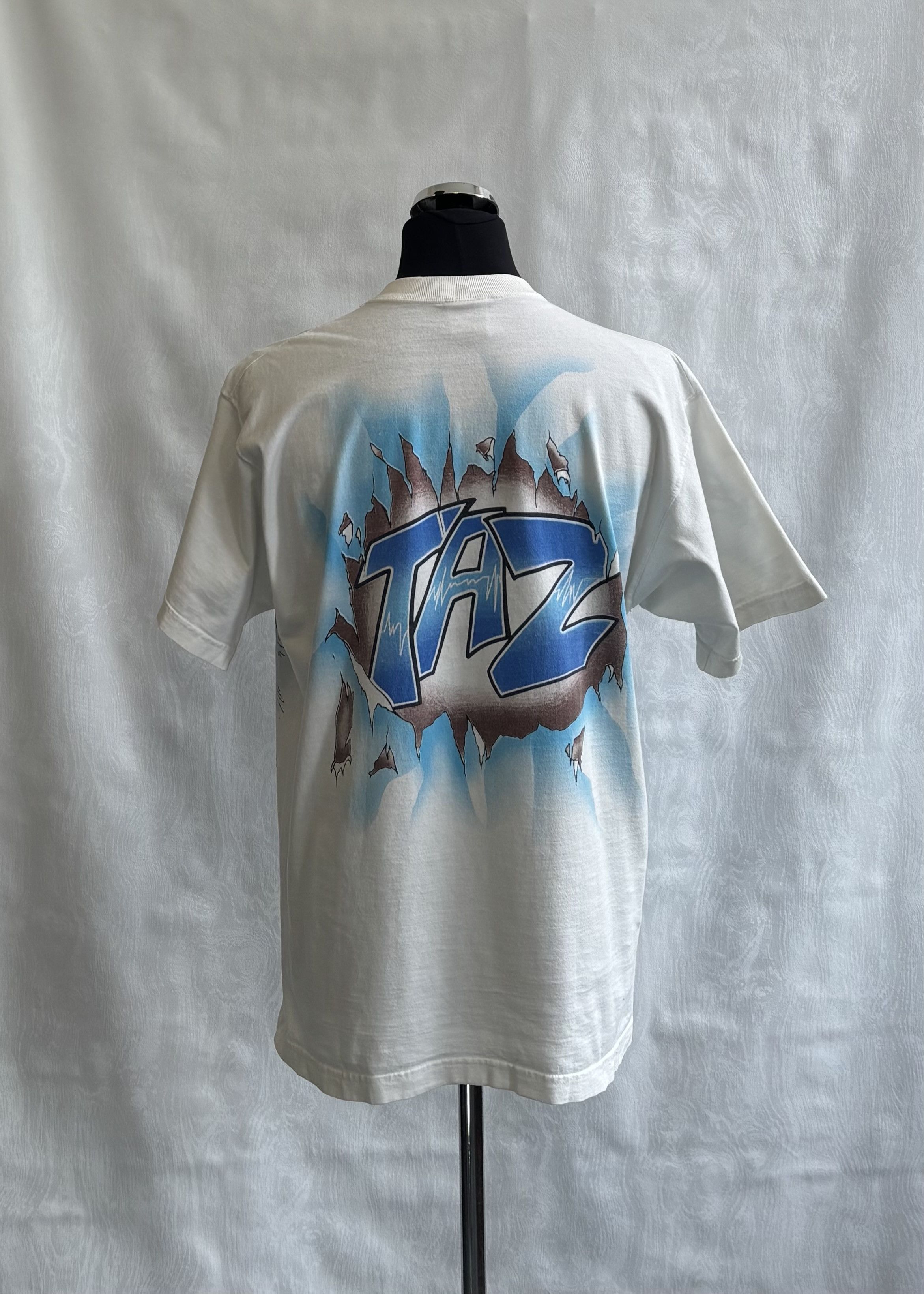 Warner Bros Looney Tunes Taz 1996 Warner Bros T-shirt vintage Size. L Size US L / EU 52-54 / 3 - 2 Thumbnail
