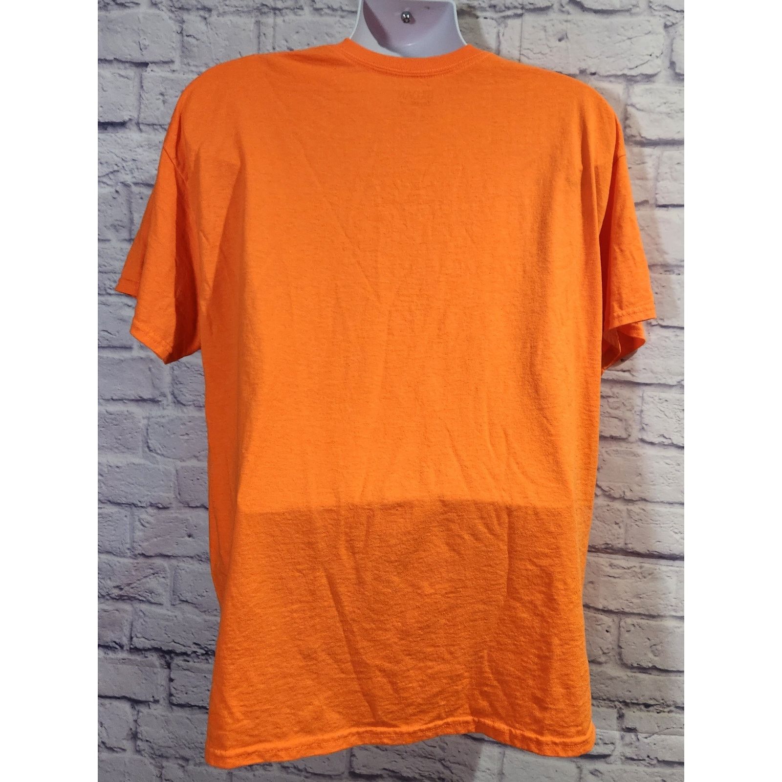 Gildan Gildan Bright Orange Crew Neck Short Sleeves T Shirt XL Size US XL / EU 56 / 4 - 3 Thumbnail
