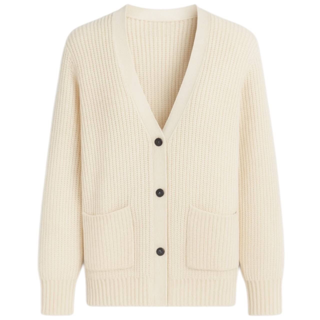 Allude RRP $599 ALLUDE CASHMERE/WOOL BUTTON PATCH POCKETS CARDIGAN Size XS / US 0-2 / IT 36-38 - 2 Thumbnail