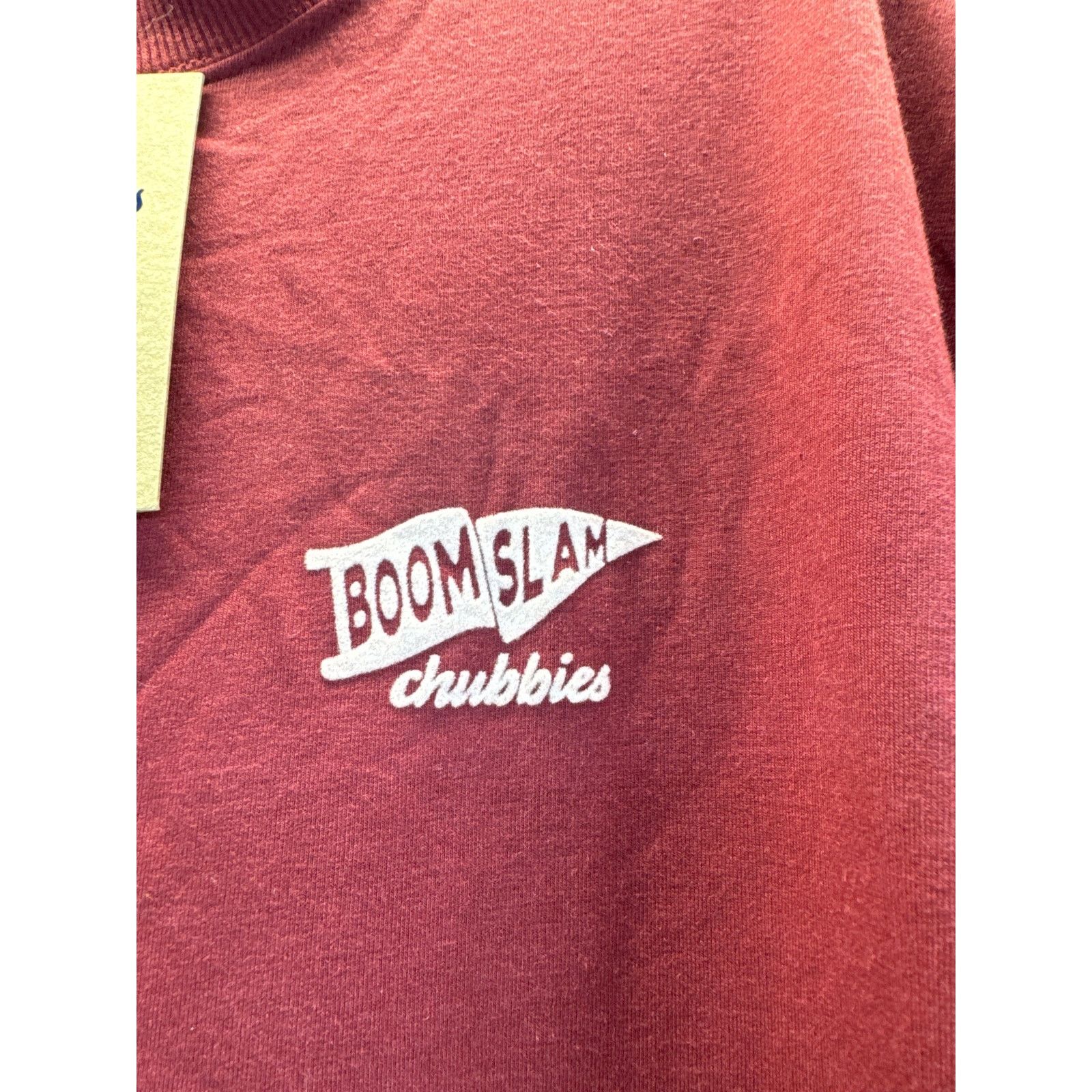 Chubbies Chubbies Maroon Soft Terry Crewneck Sweatshirt men sz M Size US M / EU 48-50 / 2 - 4 Thumbnail