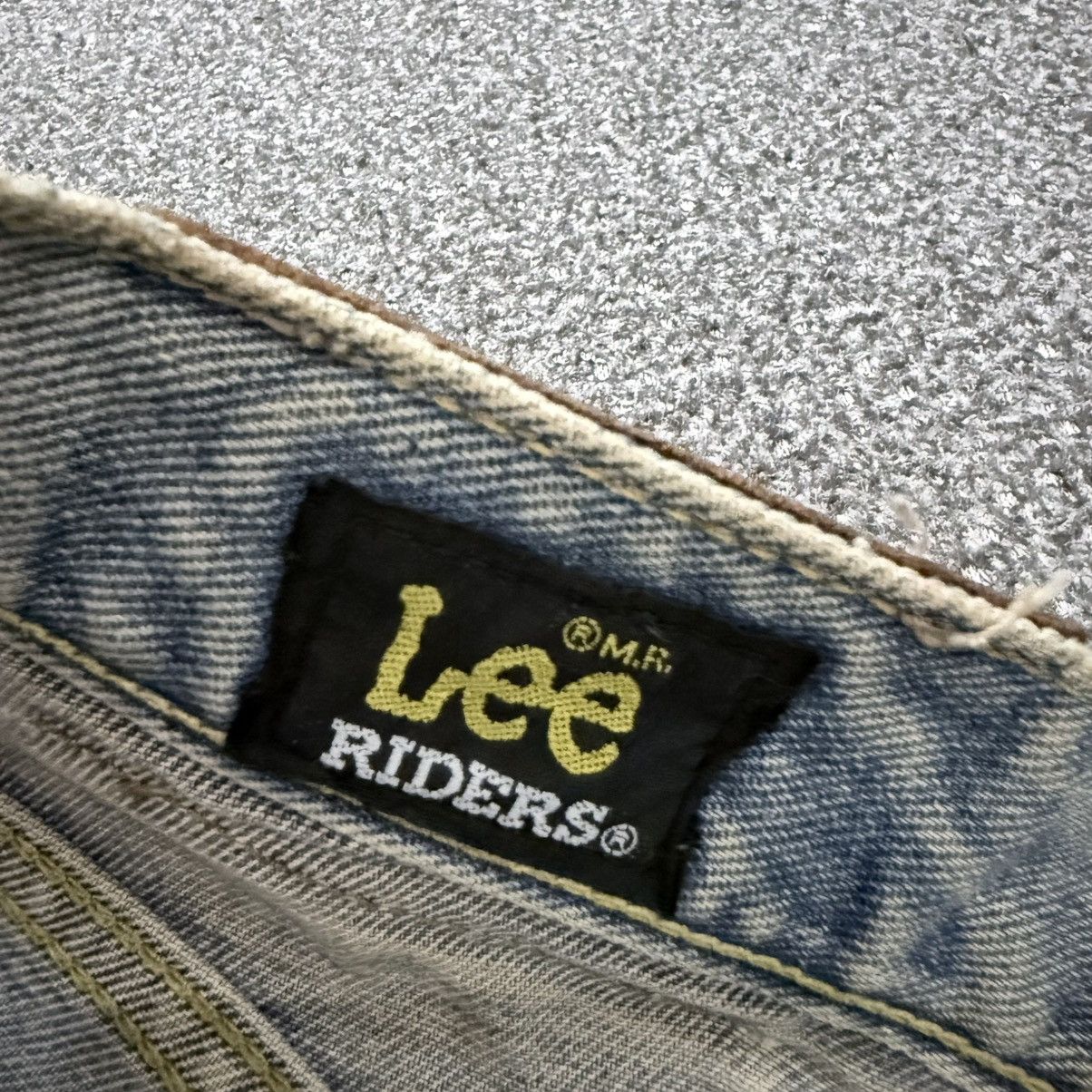 Lee × Number (N)ine Vintage Heavy Faded Washed Grunge Denim Lee Rider W32 Size US 32 / EU 48 - 15 Thumbnail