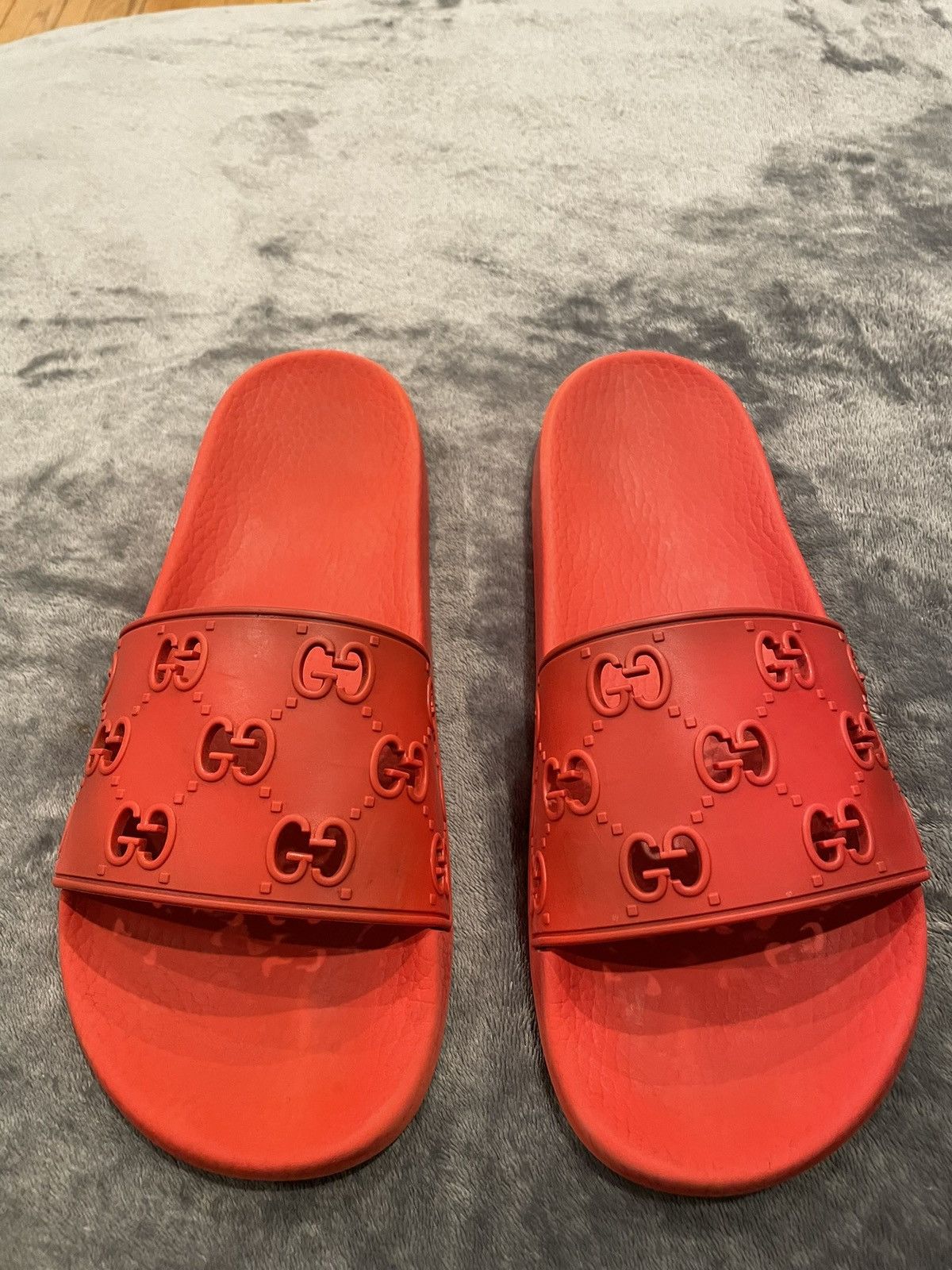 Gucci Gucci Mens Slide Red Sz :9.5 Size US 9.5 / EU 42-43 - 1 Thumbnail