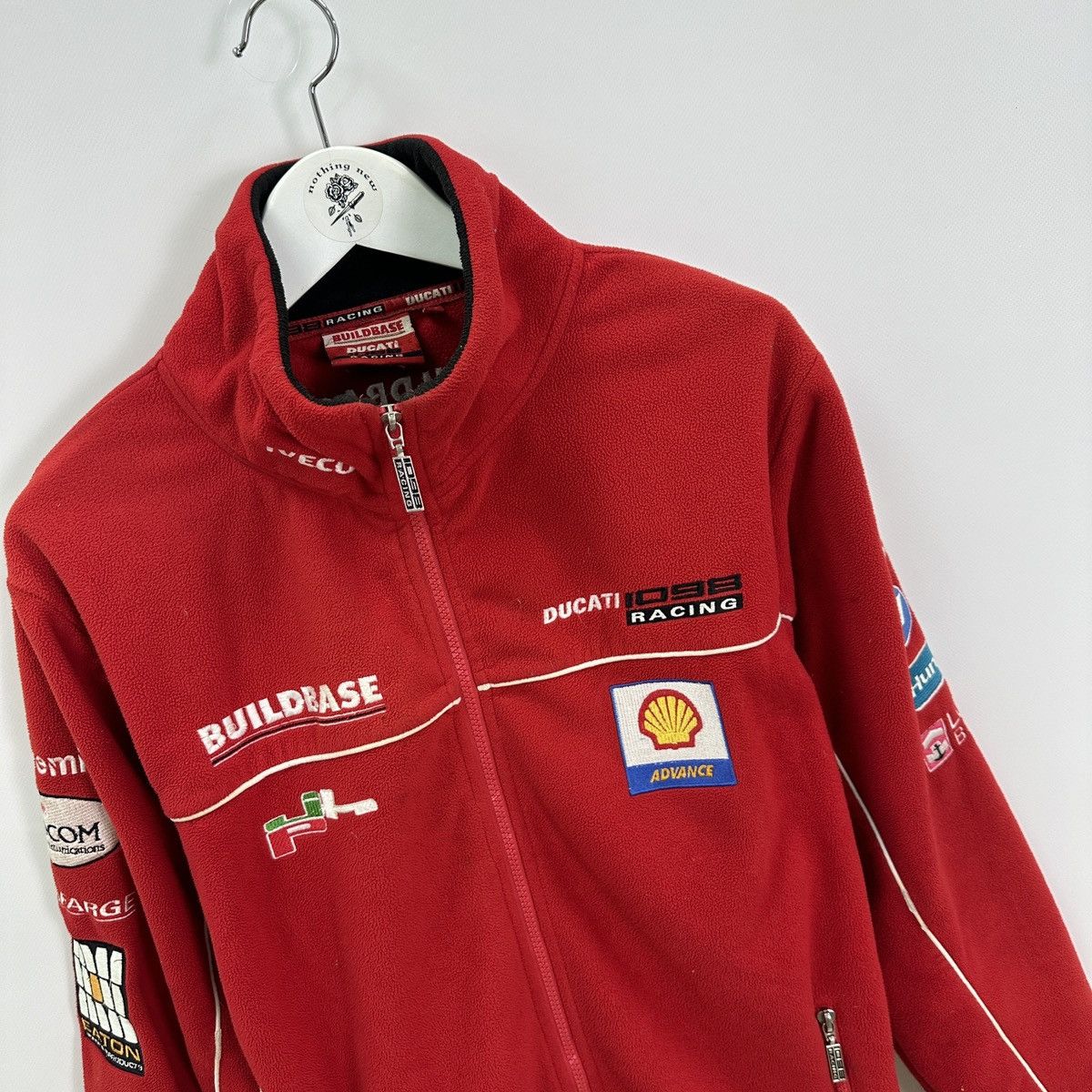 Ducati × Vintage Vintage 90s Ducati Racing BuildBase Fleece y2k hype og Italy Size US M / EU 48-50 / 2 - 5 Thumbnail