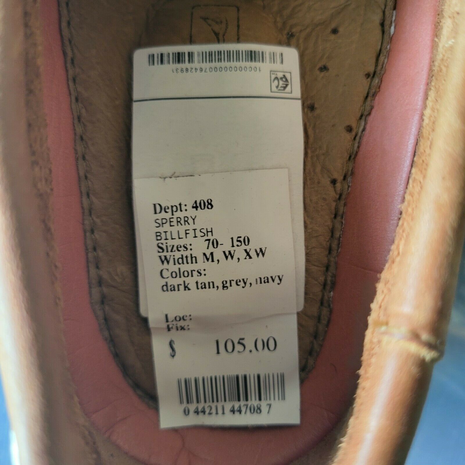 Sperry Sperry 0799330 Mens Casual Shoes. Size 7.5 Size US 7.5 / EU 40-41 - 5 Thumbnail