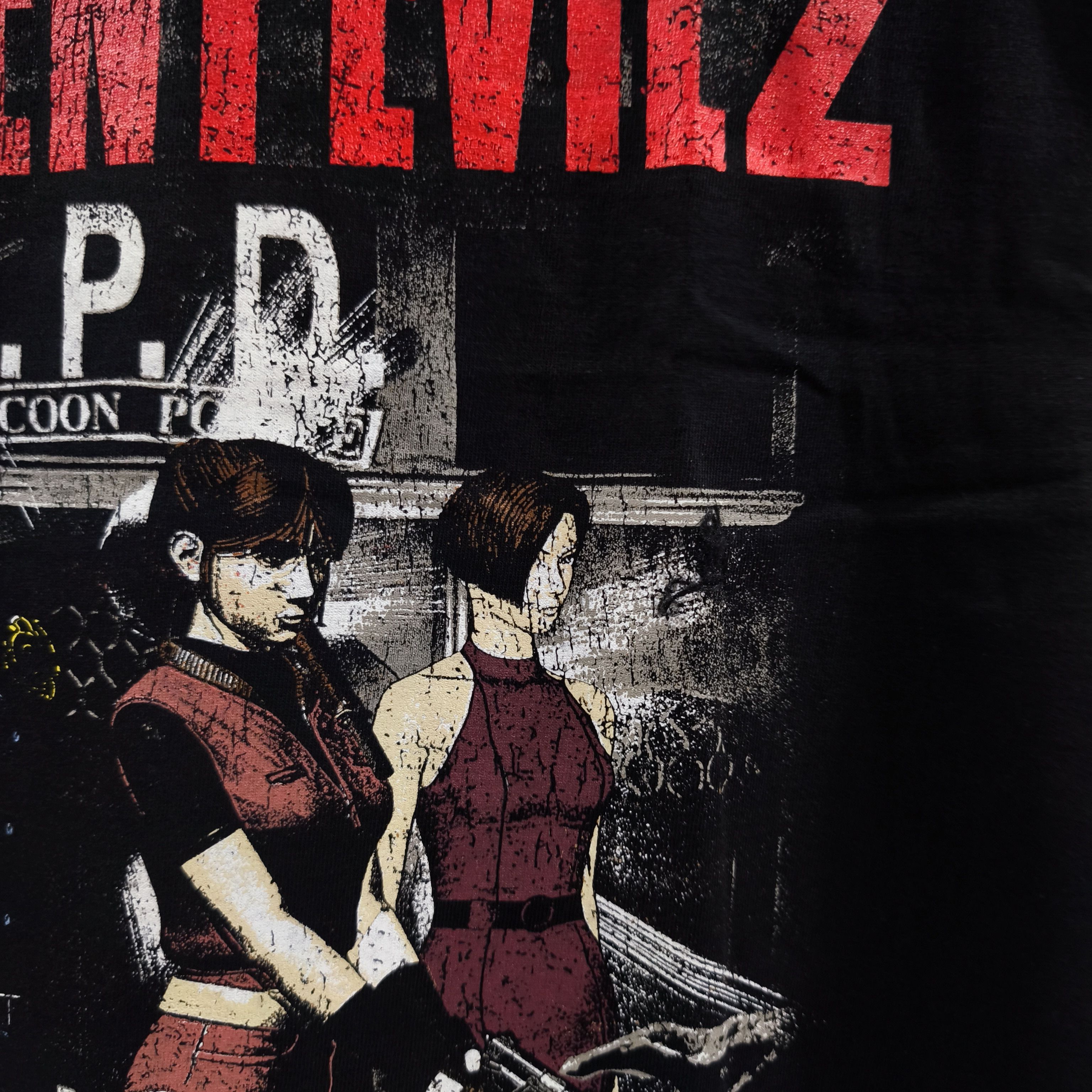 Playstation Resident Evil 2 Game T-shirt Size US XL / EU 56 / 4 - 6 Thumbnail