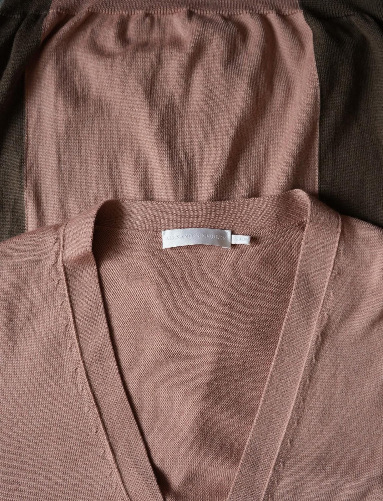 Alexander McQueen !SAMPLE 2000's Alexander McQueen Men Cardigan Two-Tone Size US M / EU 48-50 / 2 - 11 Thumbnail