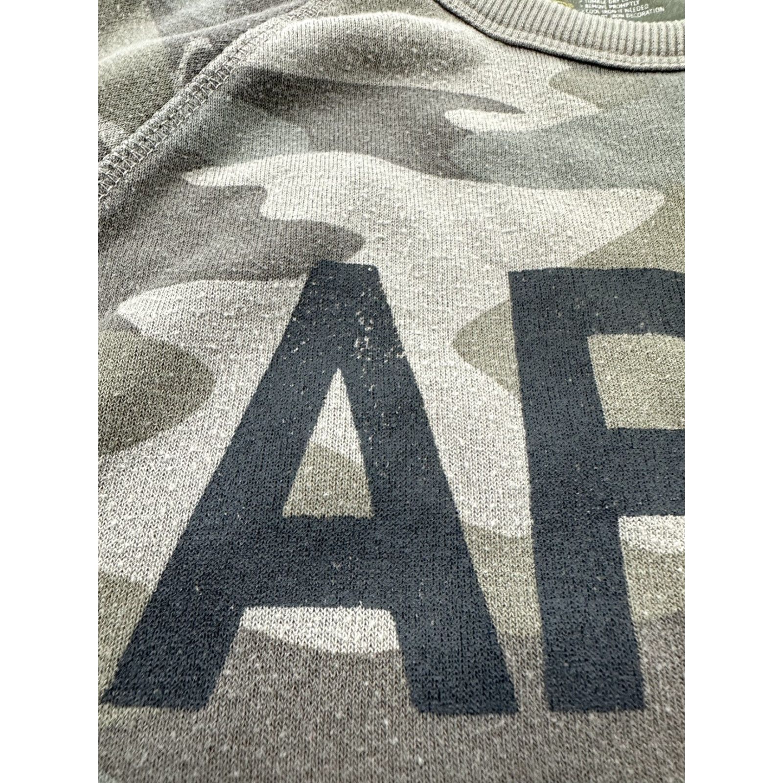 Logo 7 US Army Sweatshirt Mens XS Green Camouflage Crewneck Pullover Military Logo Camo Size US XS / EU 42 / 0 - 3 Thumbnail