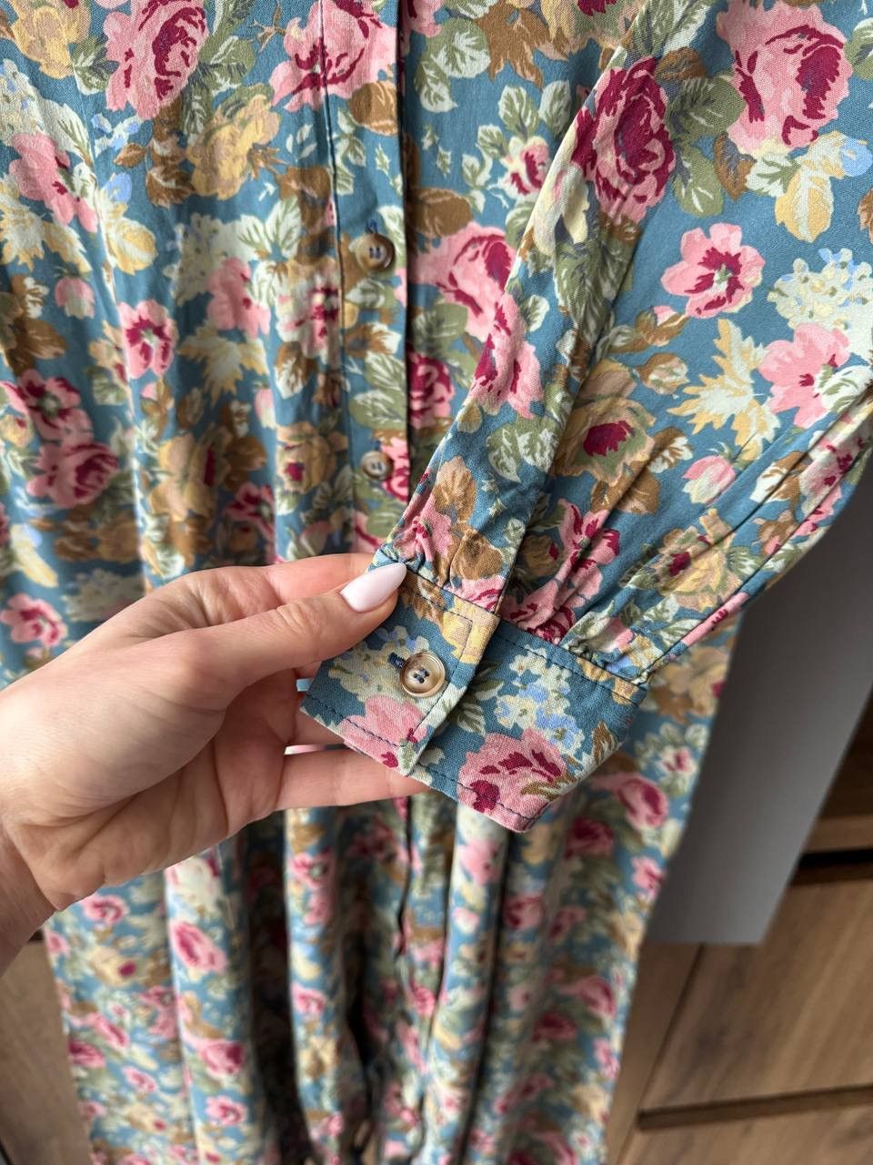 Sezane Sezane Paris Floral Pattern Belted Multicolor Maxi Dress Size XS / US 0-2 / IT 36-38 - 6 Thumbnail