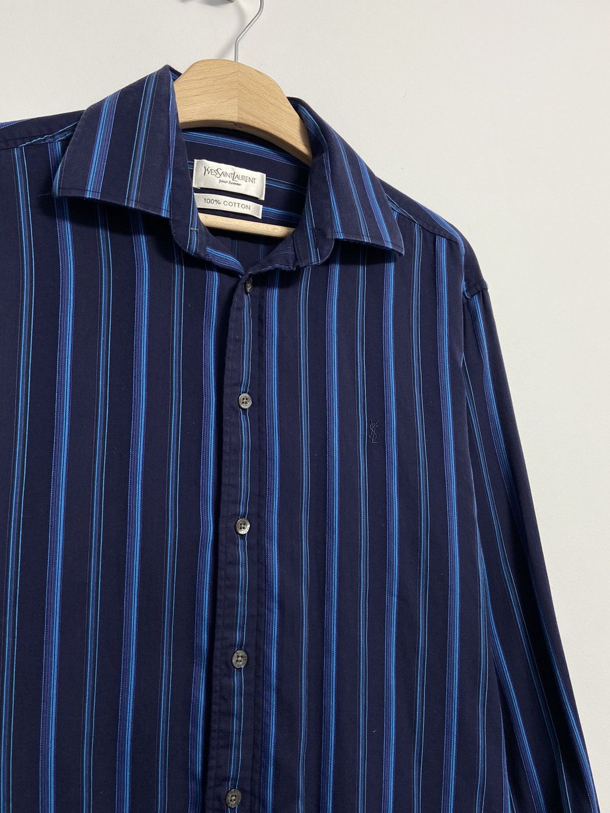 Yves Saint Laurent Yves Saint Laurent Button Up Shirt Size US M / EU 48-50 / 2 - 2 Thumbnail