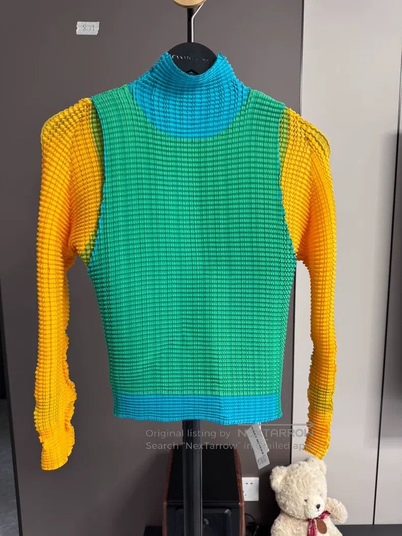 Issey Miyake Issey Miyake Main Line Color-Block Top Size M / US 6-8 / IT 42-44 - 1 Thumbnail