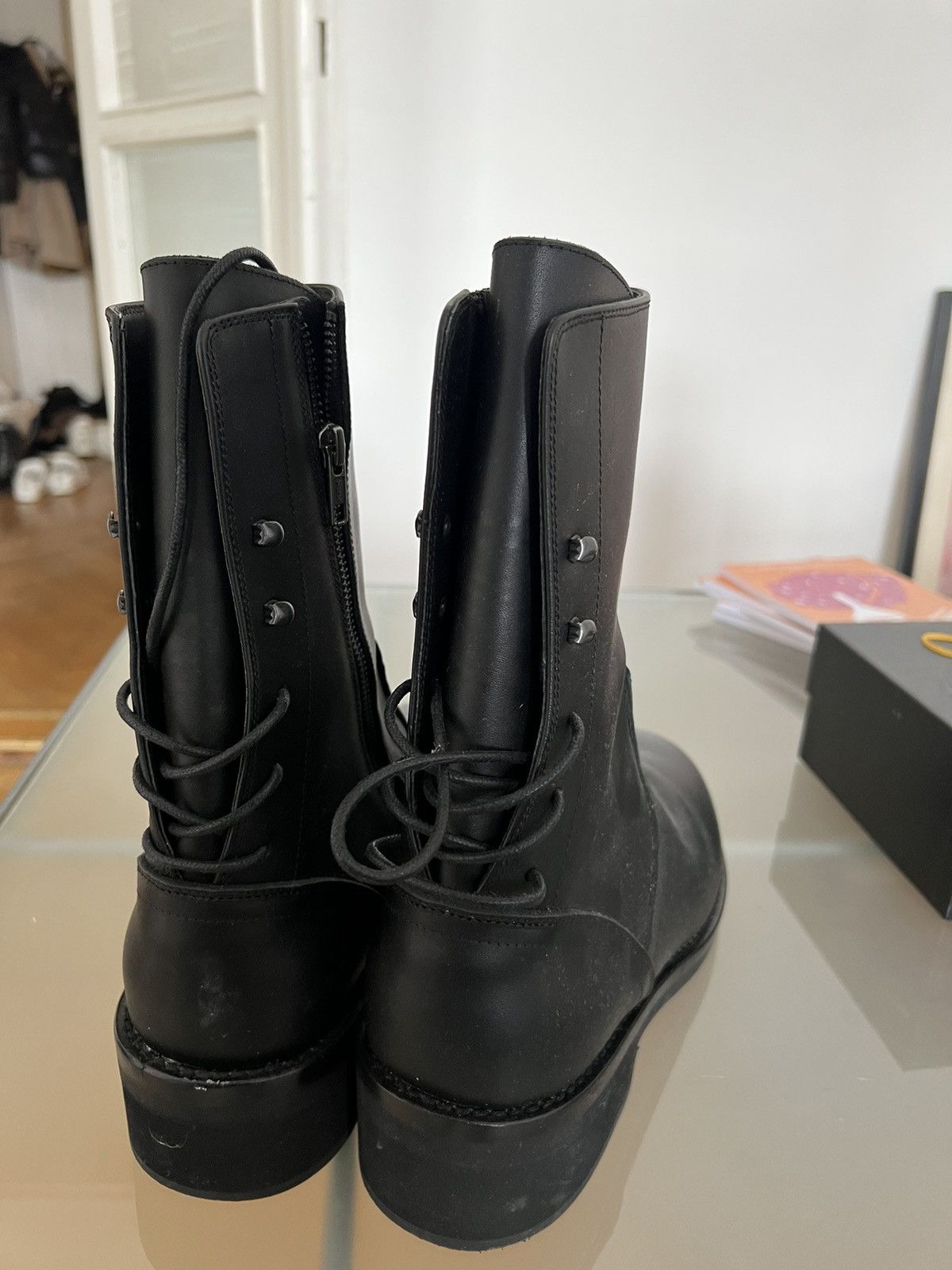 Ann Demeulemeester ann demeulemeester vitello lk. boots Size US 9 / EU 42 - 4 Thumbnail
