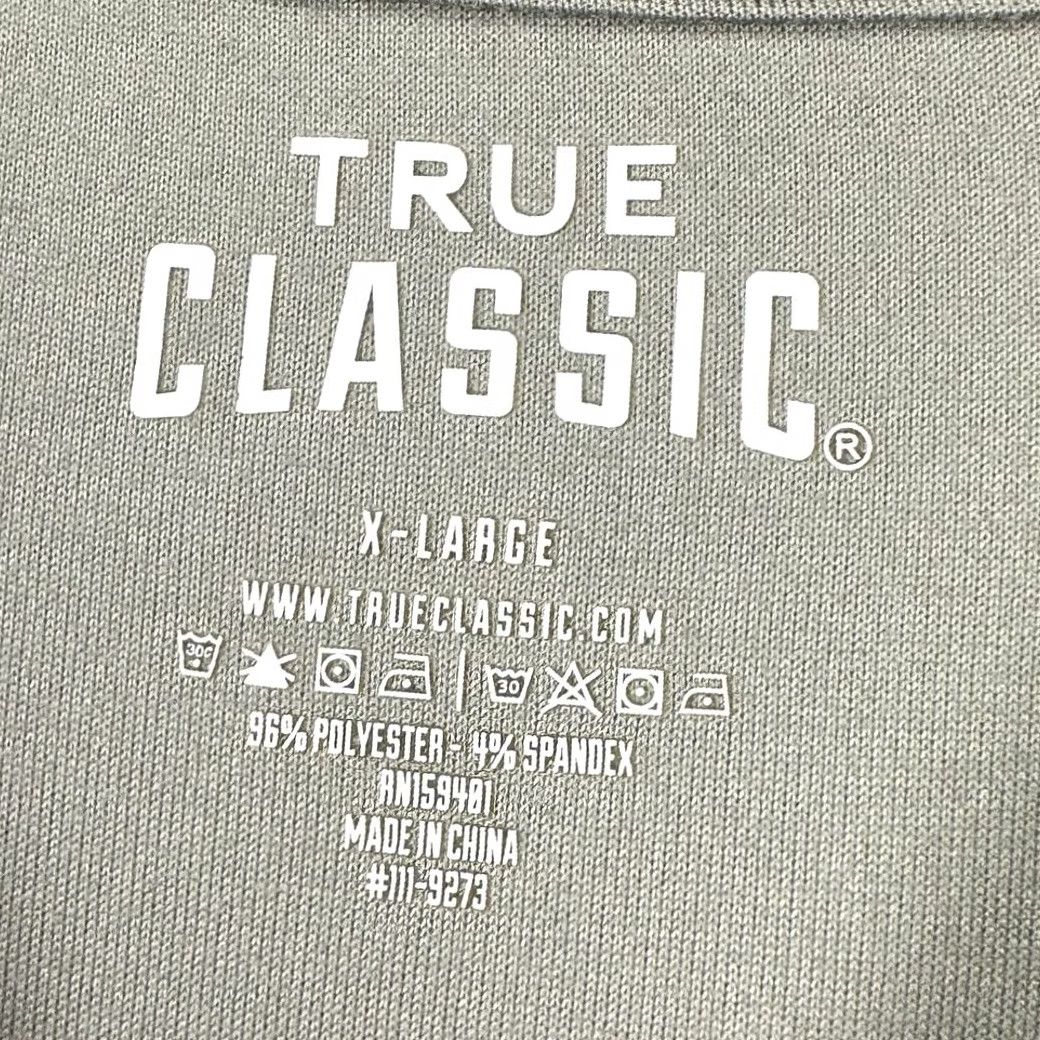 Vintage True Classic T-Shirt Mens XL Grey Performance Athletic Stretch Short Sleeve Crew Neck Regular Fit NWT Size US XL / EU 56 / 4 - 4 Thumbnail
