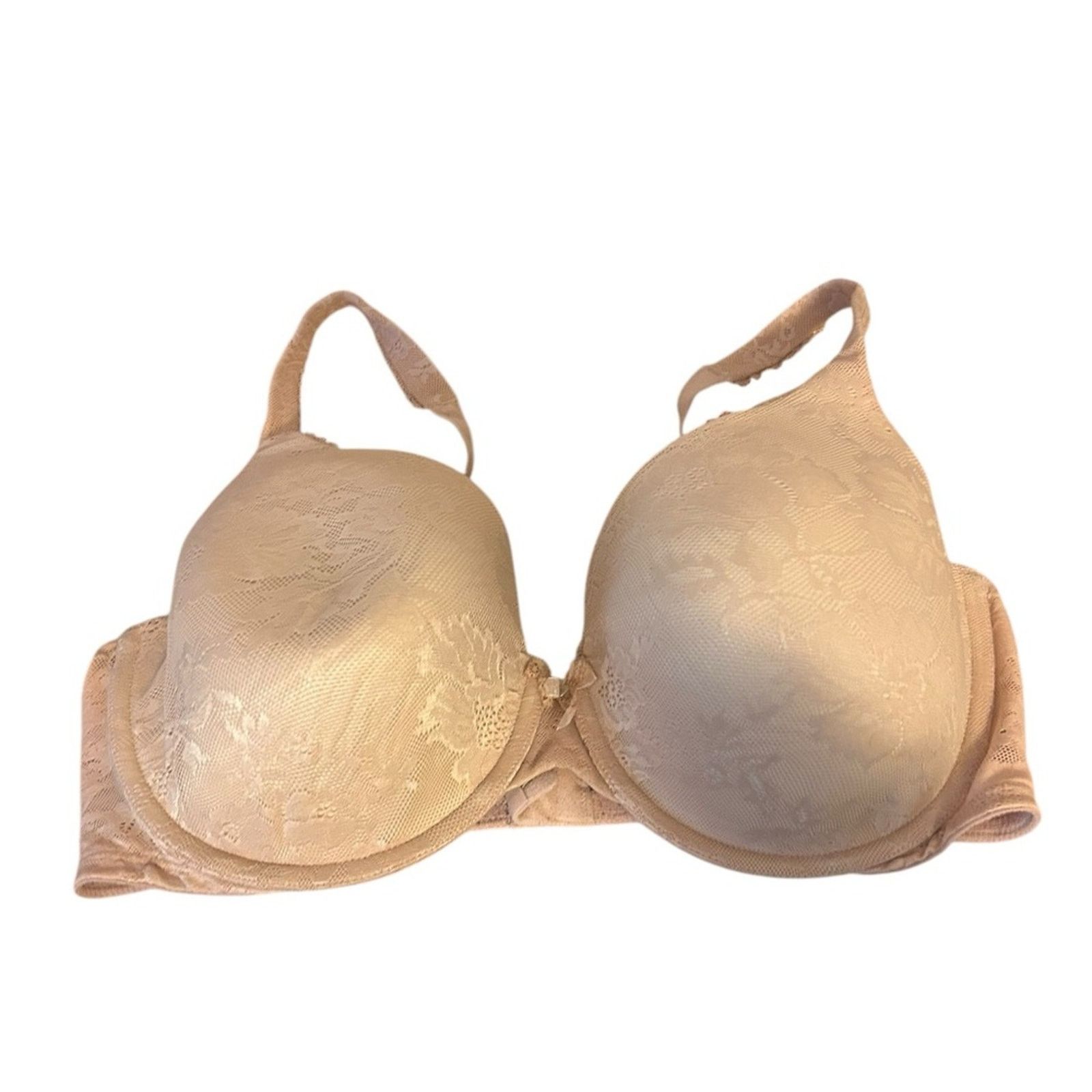 Victoria's Secret Victoria’s Secret Nude Lace Lined Perfect Coverage Bra Size ONE SIZE - 1 Thumbnail