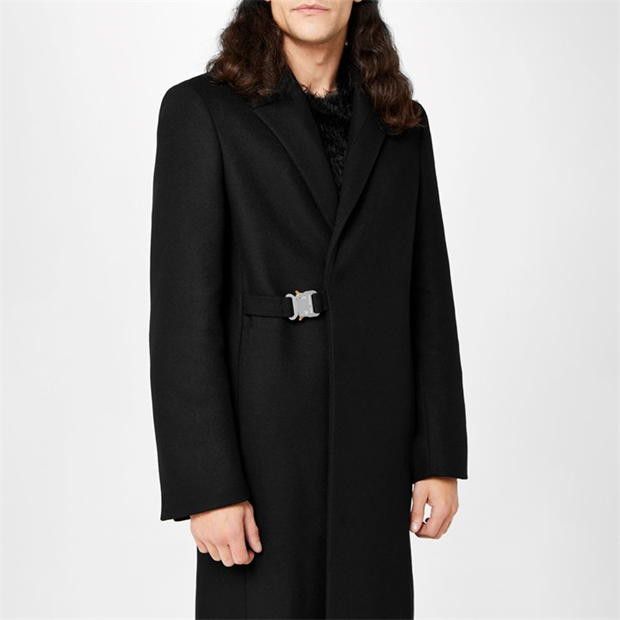 1017 ALYX 9SM o1g2r1mq0824 Buckle Coat in Black Size US L / EU 52-54 / 3 - 5 Thumbnail