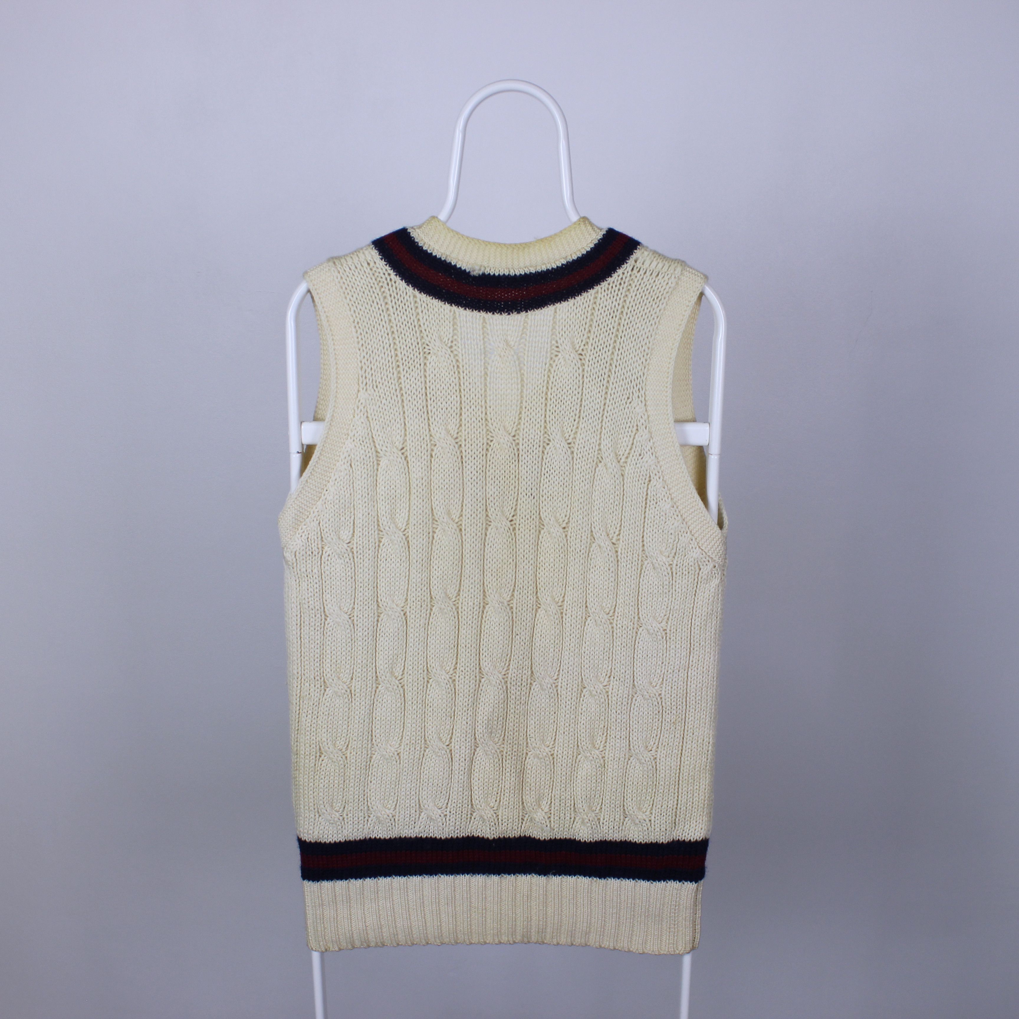 Vintage Cordings of Picadilly vest men wool heavy L beige cream Size US L / EU 52-54 / 3 - 2 Thumbnail