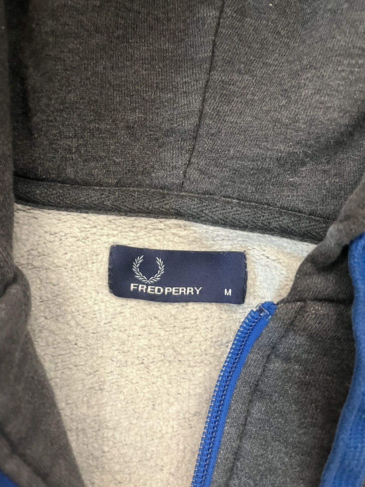 Fred Perry × Vintage Fred Perry Zip Hoodie Boxy Baggy UK Drill Vintage 90s Size US M / EU 48-50 / 2 - 7 Thumbnail