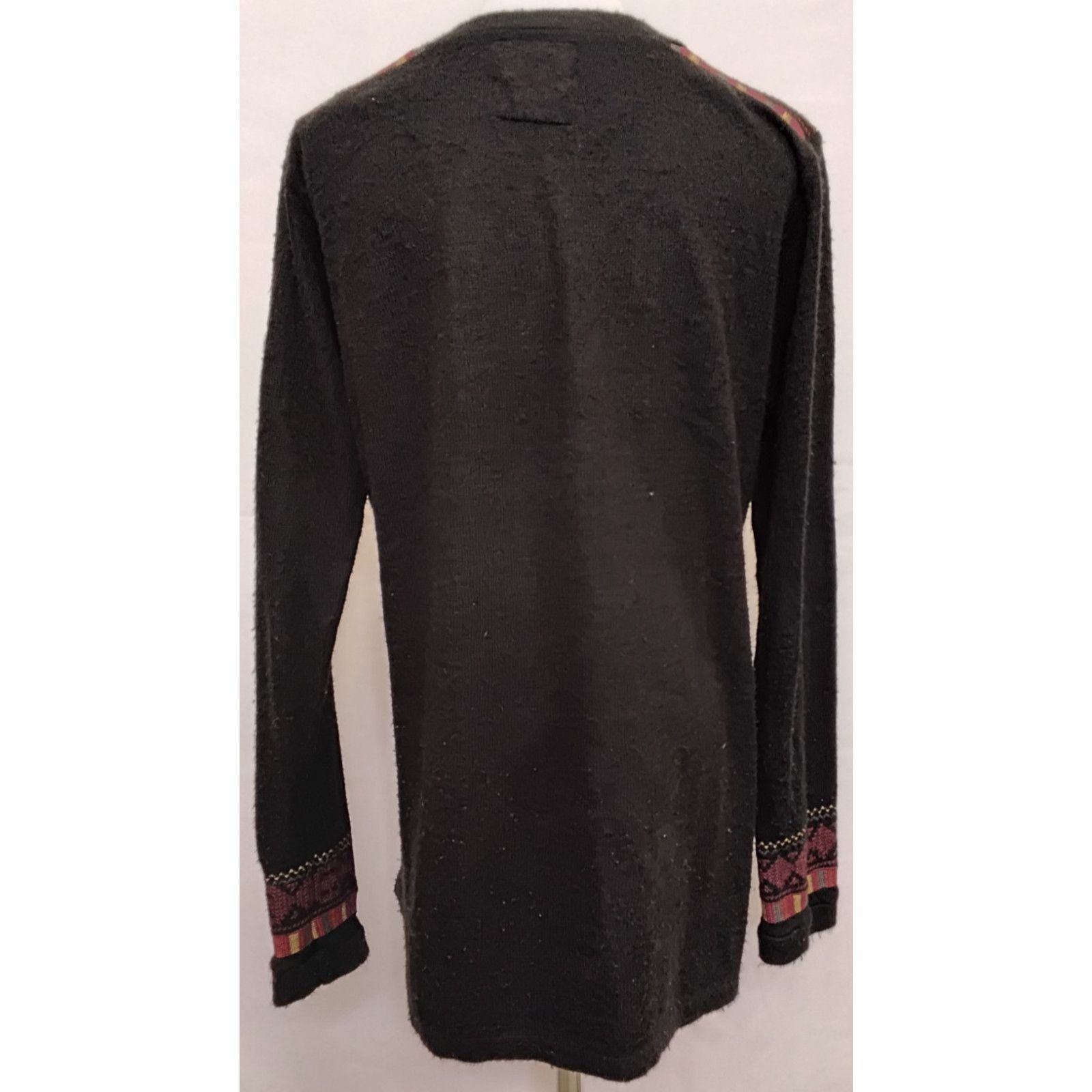 Johnny Was Johnny Was Biya Embroidered Sweater Women's S Black Florals Size S / US 4 / IT 40 - 3 Thumbnail