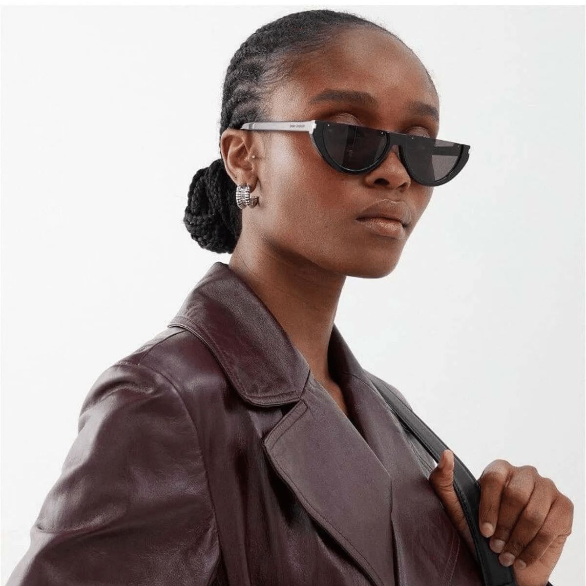 NEW SAINT LAURENT SL 474 005 YELLOW BROWN WOMEN SUNGLASSES SAINT LAURENT SL474 Saint Laurent SL474 003 Sunglasses Women main image 3