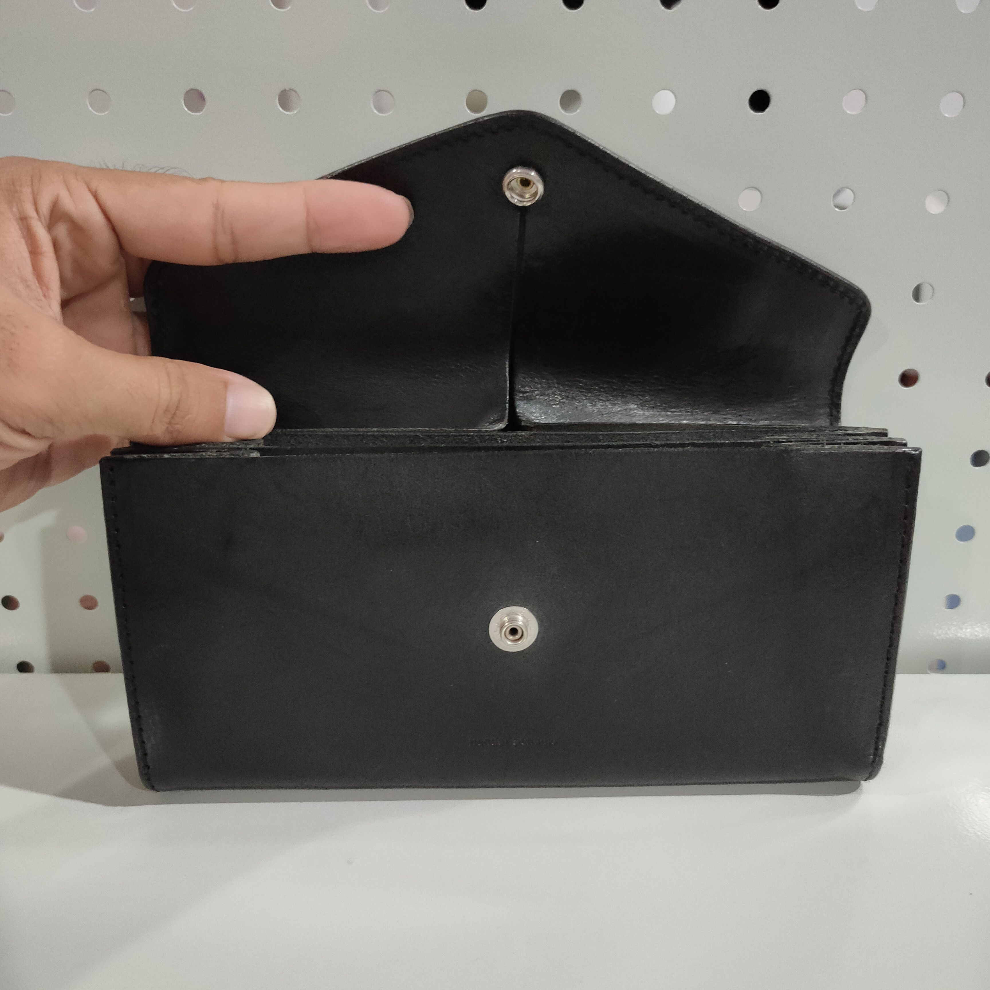Japanese Brand 🔥Hender Scheme Genuine leather long black wallet Size ONE SIZE - 3 Thumbnail