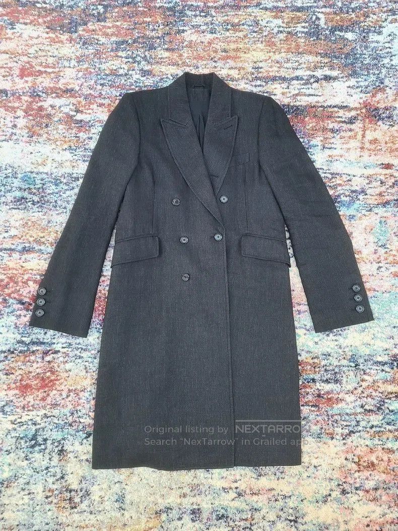 Ann Demeulemeester Men's Linen Coat.