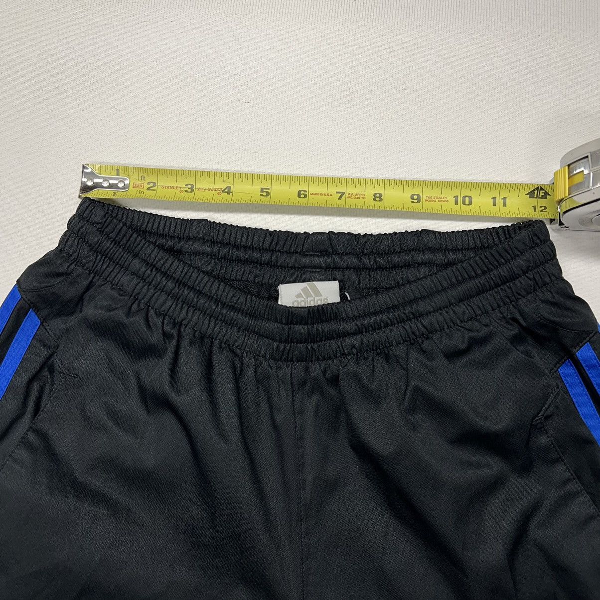 Adidas Adidas Track Pants Black Straight Blue Stripe Climalite Y2K Size US 30 / EU 46 - 18 Thumbnail