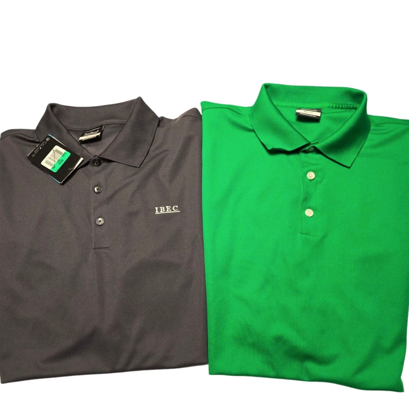 Nike Nike Golf Dri-Fit Polo Shirts Green Grey Men's XL Performance Lot Of 2 Logo Size US XL / EU 56 / 4 - 2 Thumbnail