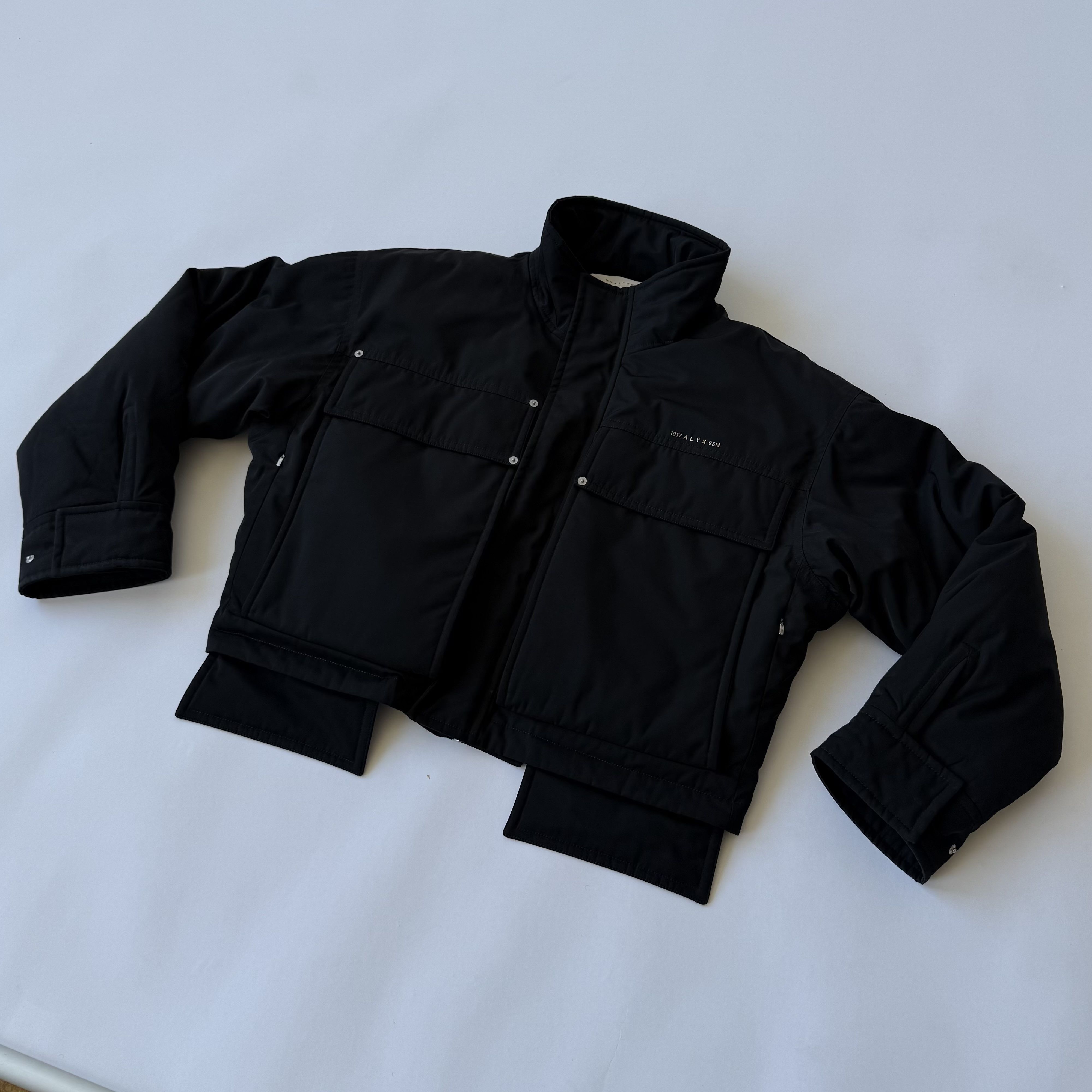 1017 ALYX 9SM 1017 ALYX 9SM Black Aviator Bomber Jacket Size US XL / EU 56 / 4 - 1 Thumbnail