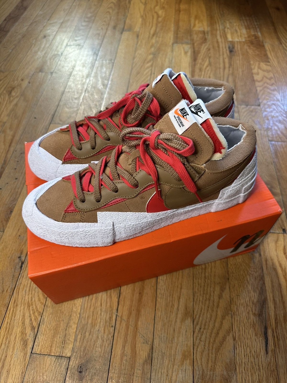 Nike × Sacai NIKE BLAZER LOW X SACAI Size US 11.5 / EU 44-45 - 3 Thumbnail