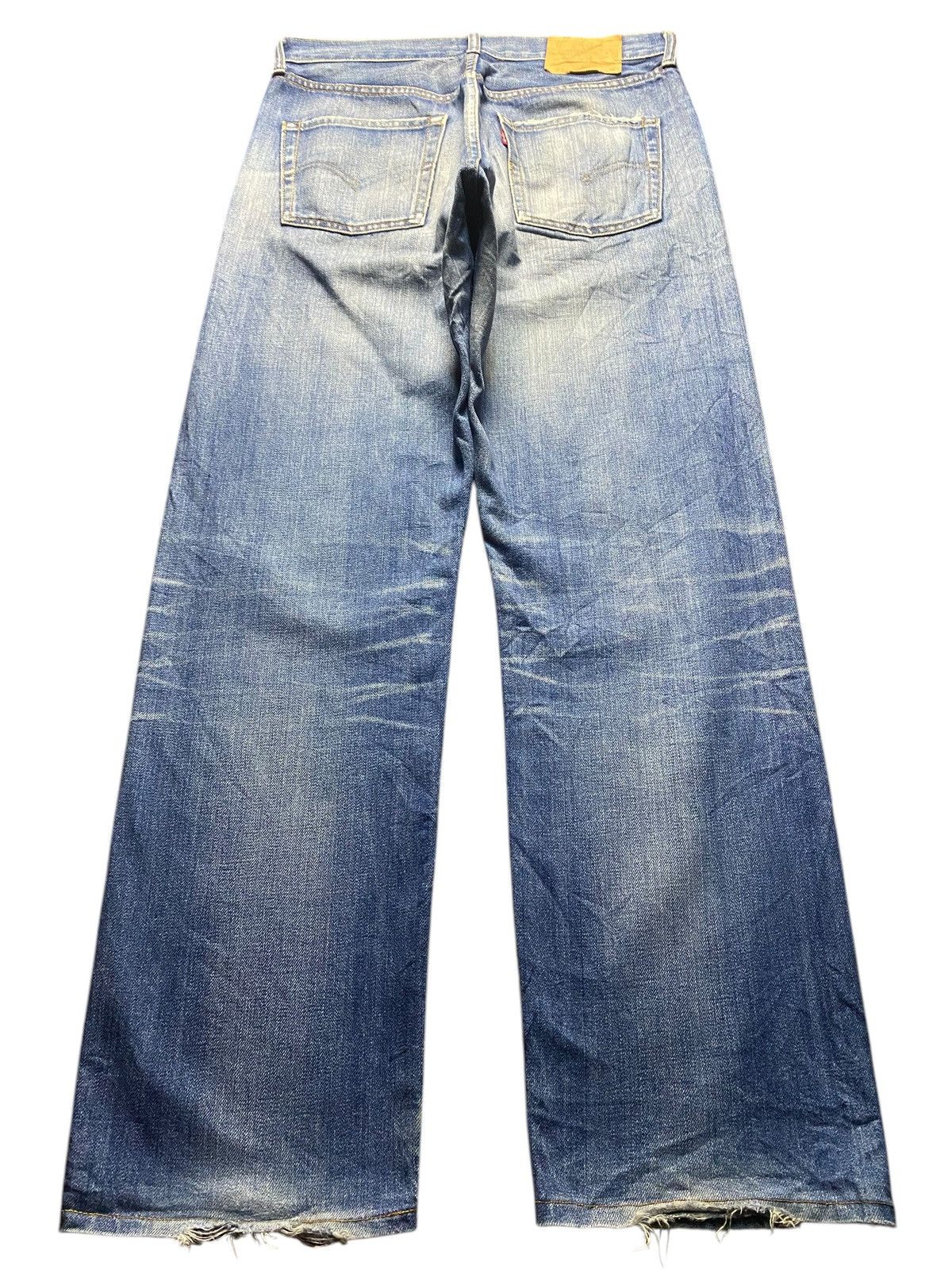 Levi's Levis 503 Big E 70s Selvedge Talon Zip Jeans Size US 32 / EU 48 - 3 Thumbnail