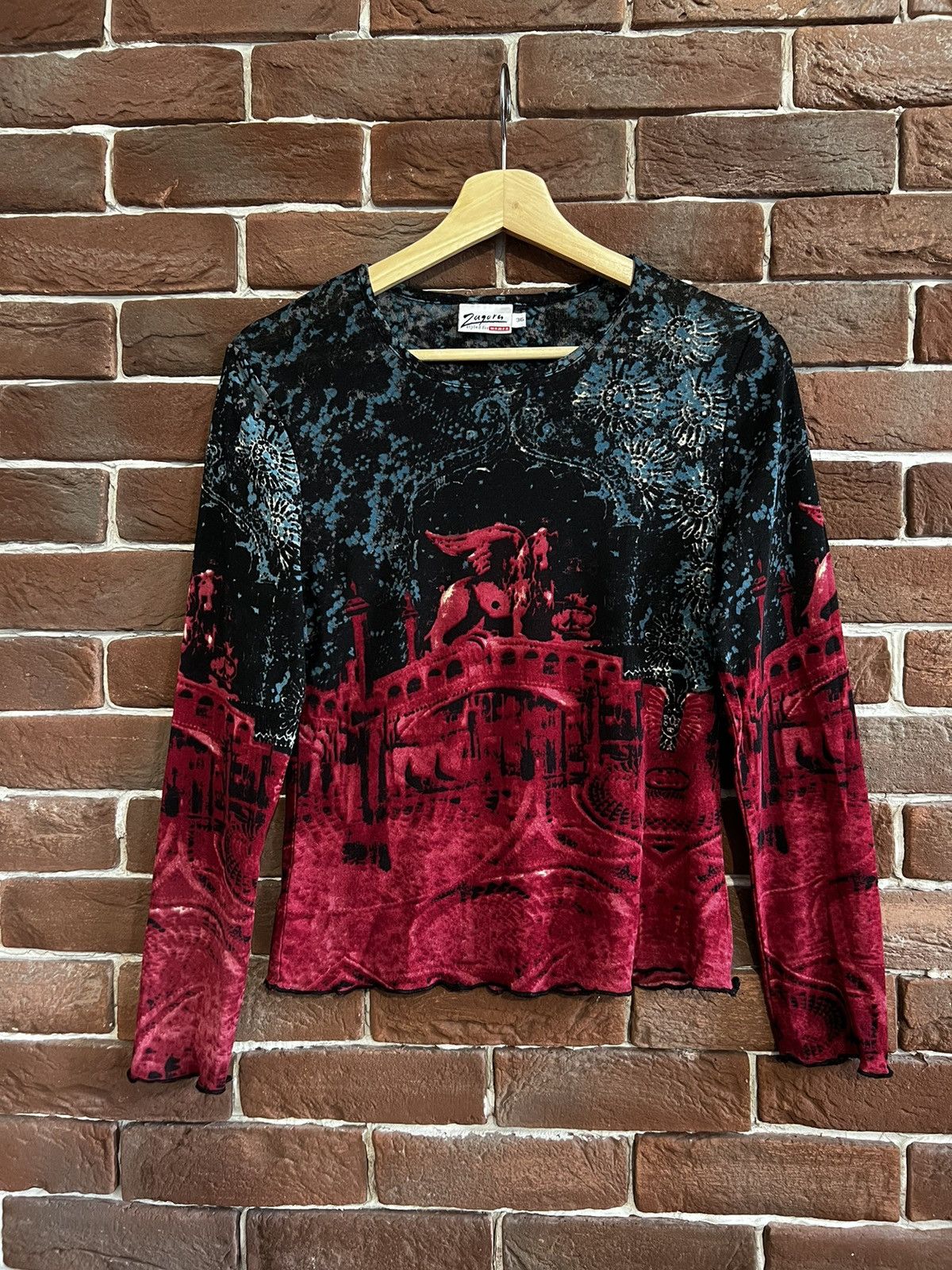 Vintage Rare Vintage blood Japanese Mesh top like jean paul gaultier Size XS / US 0-2 / IT 36-38 - 1 Thumbnail