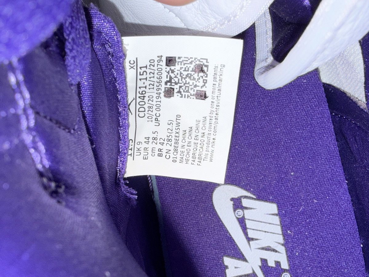 Jordan Brand Jordan 1 Retro High ‘ Court Purple women’s ’ Size US 11.5 / IT 41.5 - 8 Thumbnail