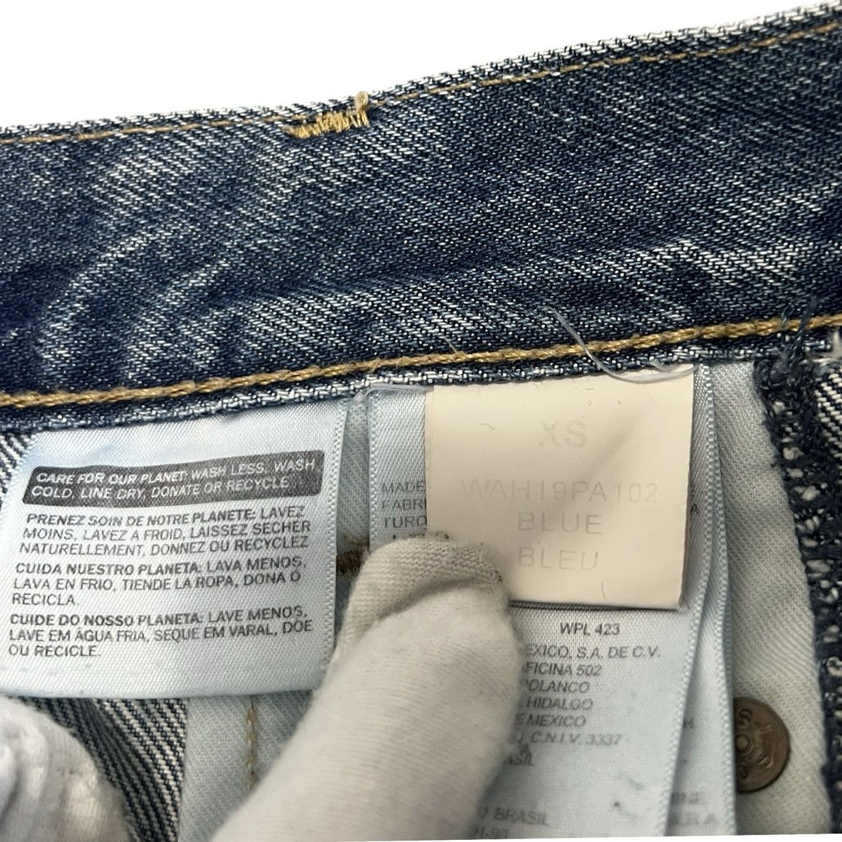 Vetements VETEMENTS 2019SS Demna Era Reconstructed Denim Pants Size US 31 - 6 Thumbnail