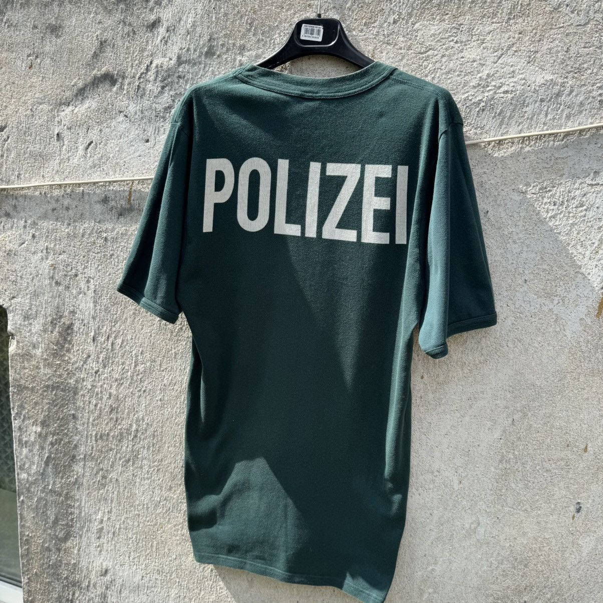 Vetements 80s Polizei Vetements Style Long T-shirt Avant garde YE Size L / US 10 / IT 46 - 3 Thumbnail