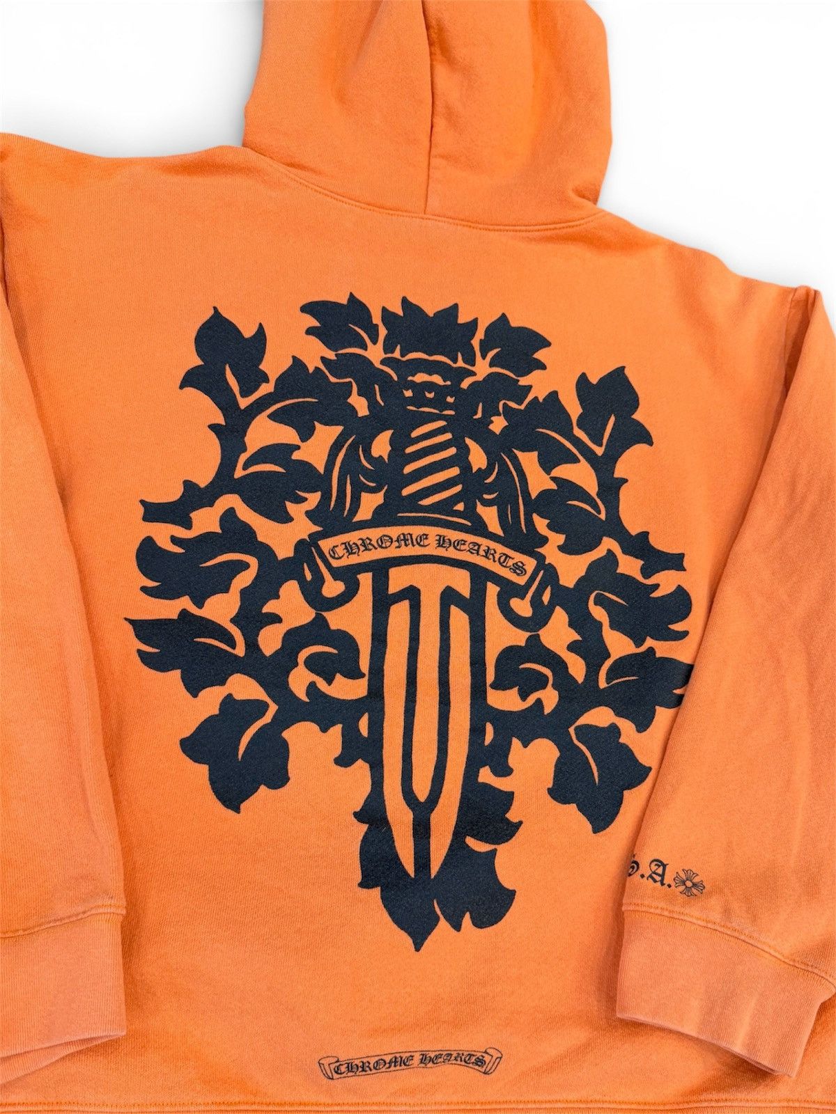 Chrome Hearts Chrome Hearts Orange Dagger Hoodie Size US XXL / EU 58 / 5 - 4 Thumbnail