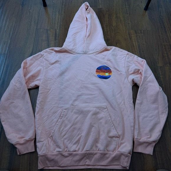 Designer × Talentless NEW TALENTLESS SUNSET CORAL HOODIE SZ LARGE L Size US L / EU 52-54 / 3 - 3 Thumbnail