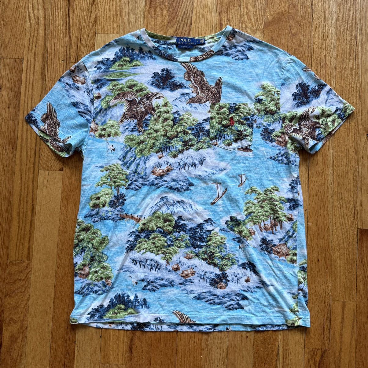 Polo Ralph Lauren Polo Ralph Lauren Allover Print T-Shirt Size M Size US M / EU 48-50 / 2 - 1 Thumbnail