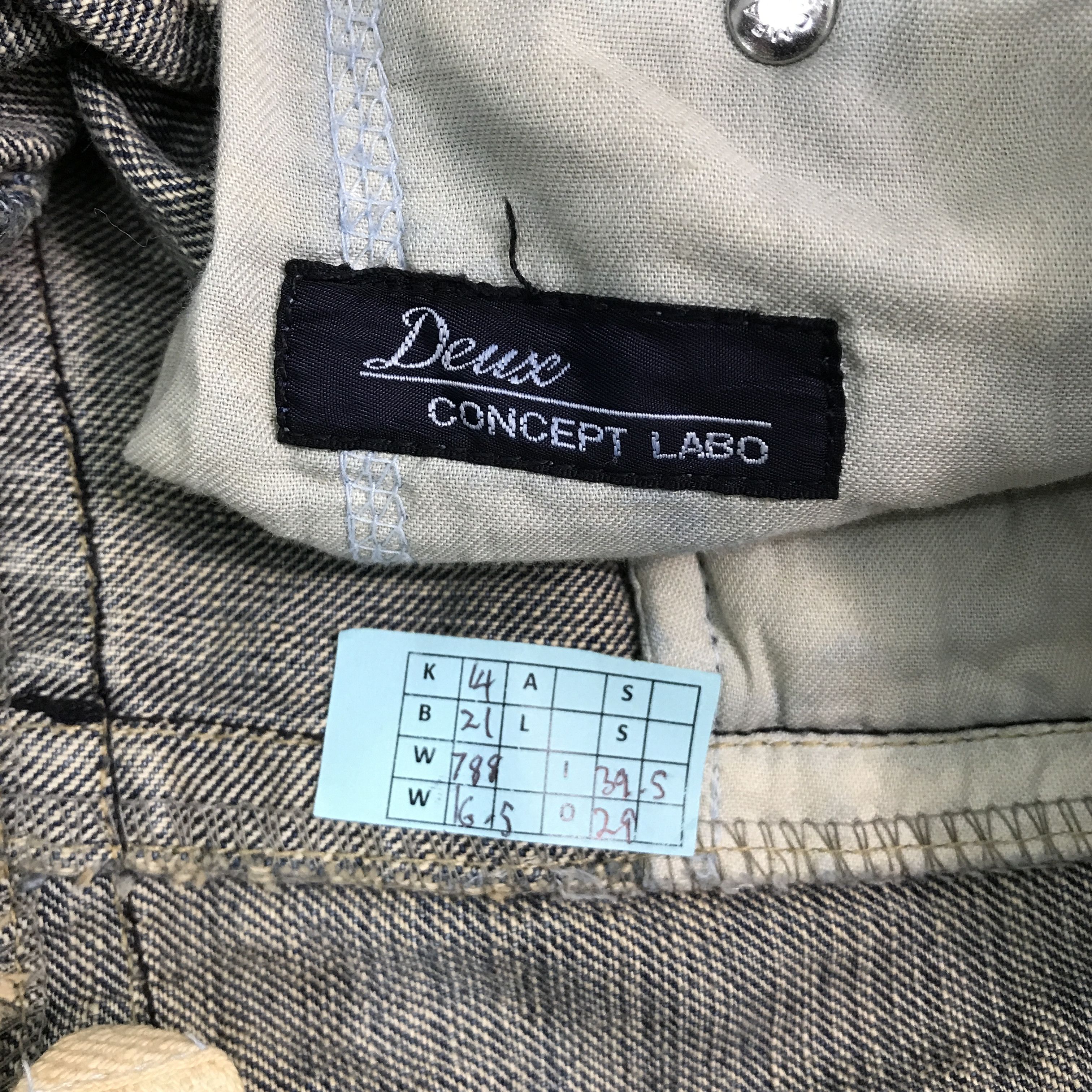 Japanese Brand BAGGY DENIM DEUSE JAPAN STYLE JEANS PANTS Size US 32 / EU 48 - 13 Thumbnail