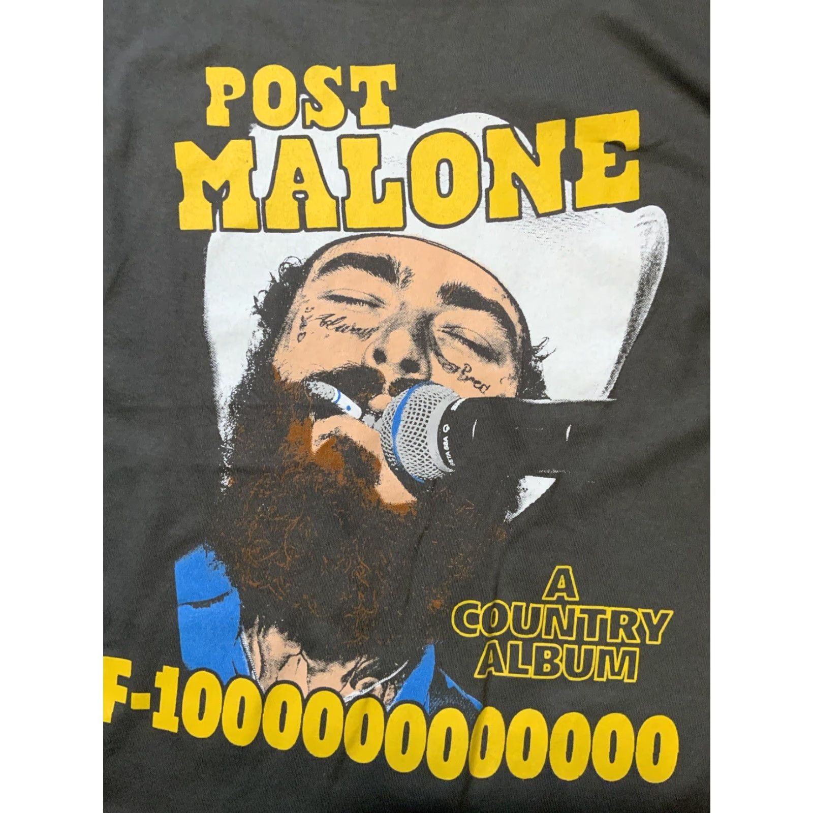 Vintage VINTAGE Post Malone 2024 F1 Trillion Tour VIP Official Merch Graphic L/S T-Shirt XXL Gray Mens Shirt Size US XXL / EU 58 / 5 - 2 Thumbnail